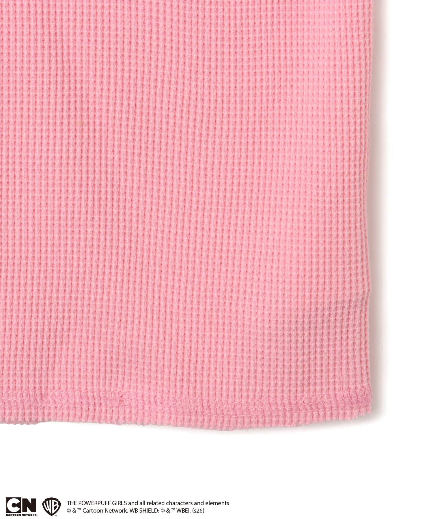 The Powerpuff Girls x atmos pink Thermal LS T-shirt PINKの画像