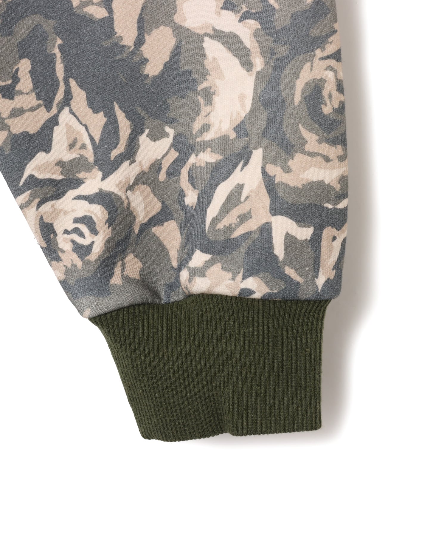 atmos pink Rose Camouflage Zip-up Hoodie KHAKIの画像