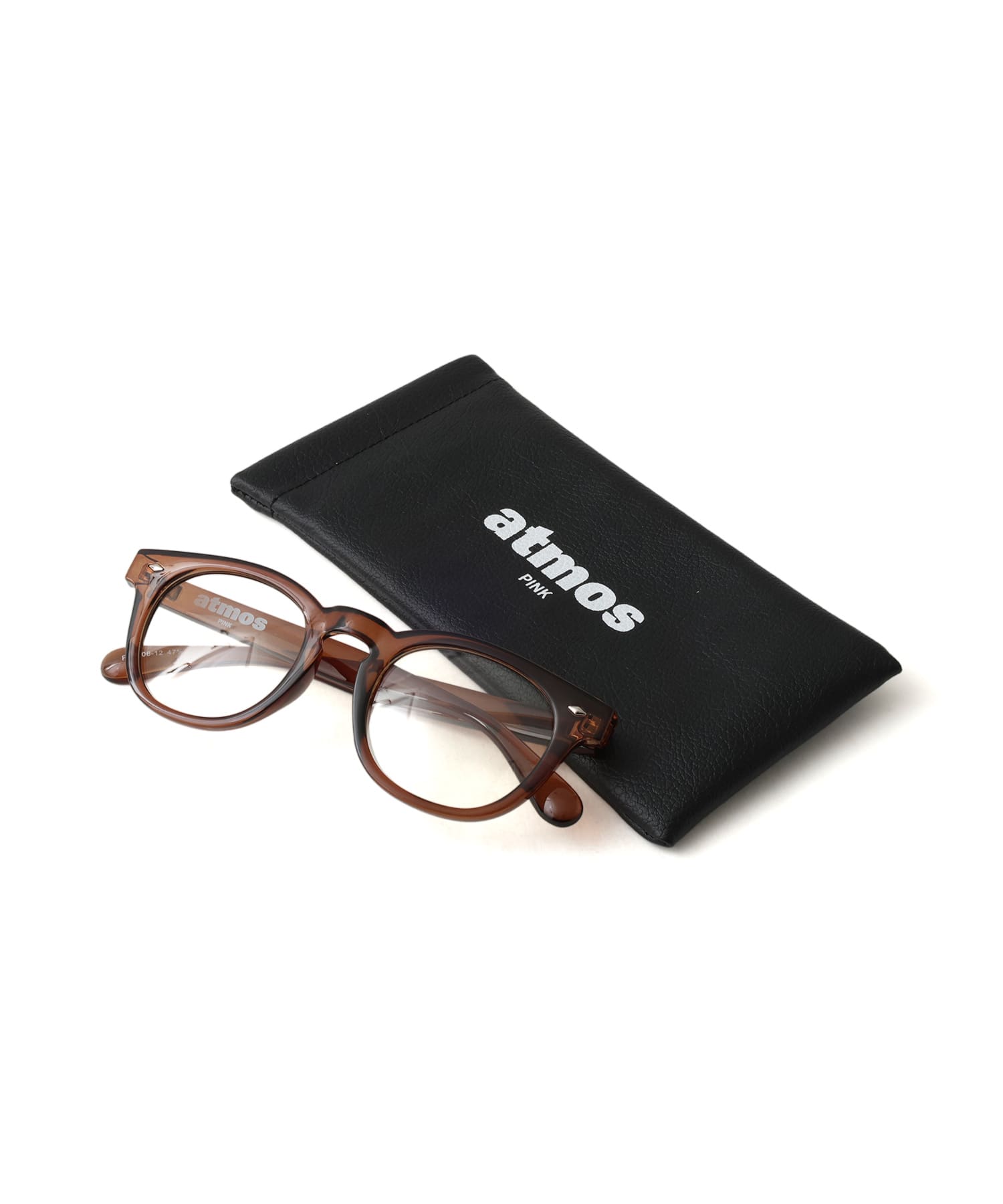 atmos pink Oval Tinted Sunglass BROWNの画像