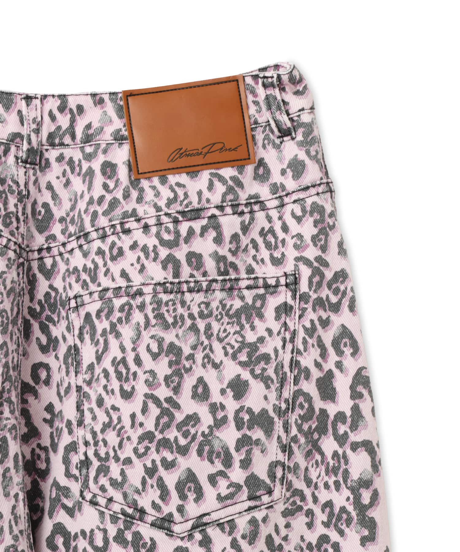 atmos pink Leopard Curve Pants PINKの画像