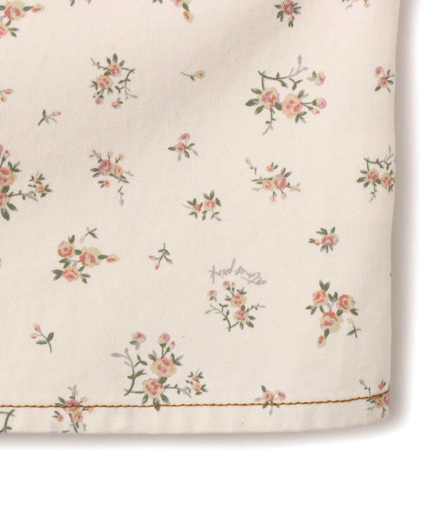 atmos pink Floral Work Shirt WHITEの画像