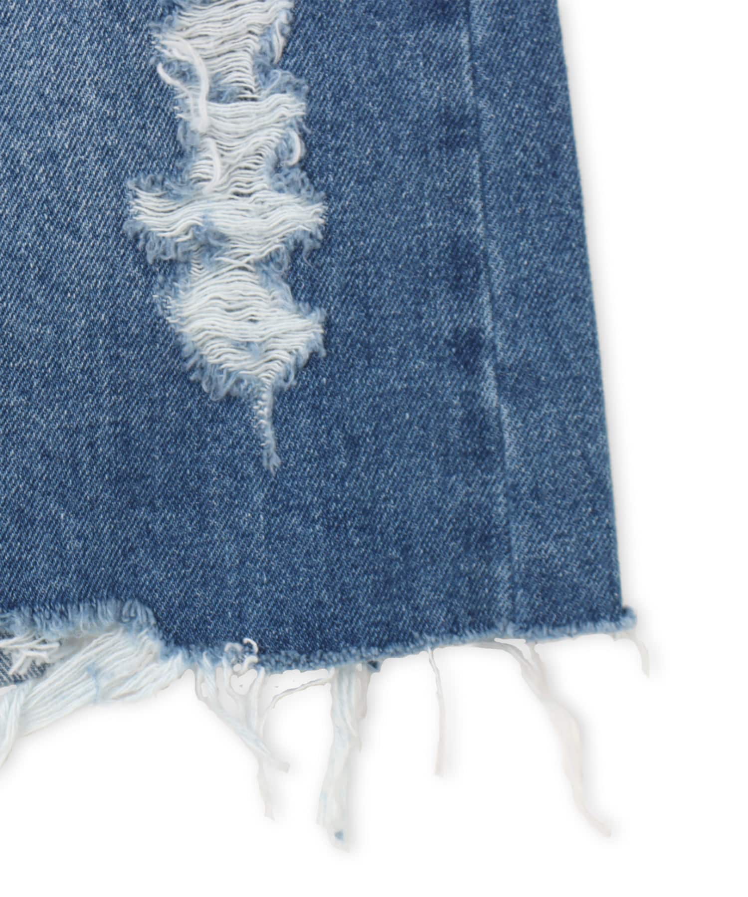 atmos pink Layered Denim Half Pants BLUEの画像