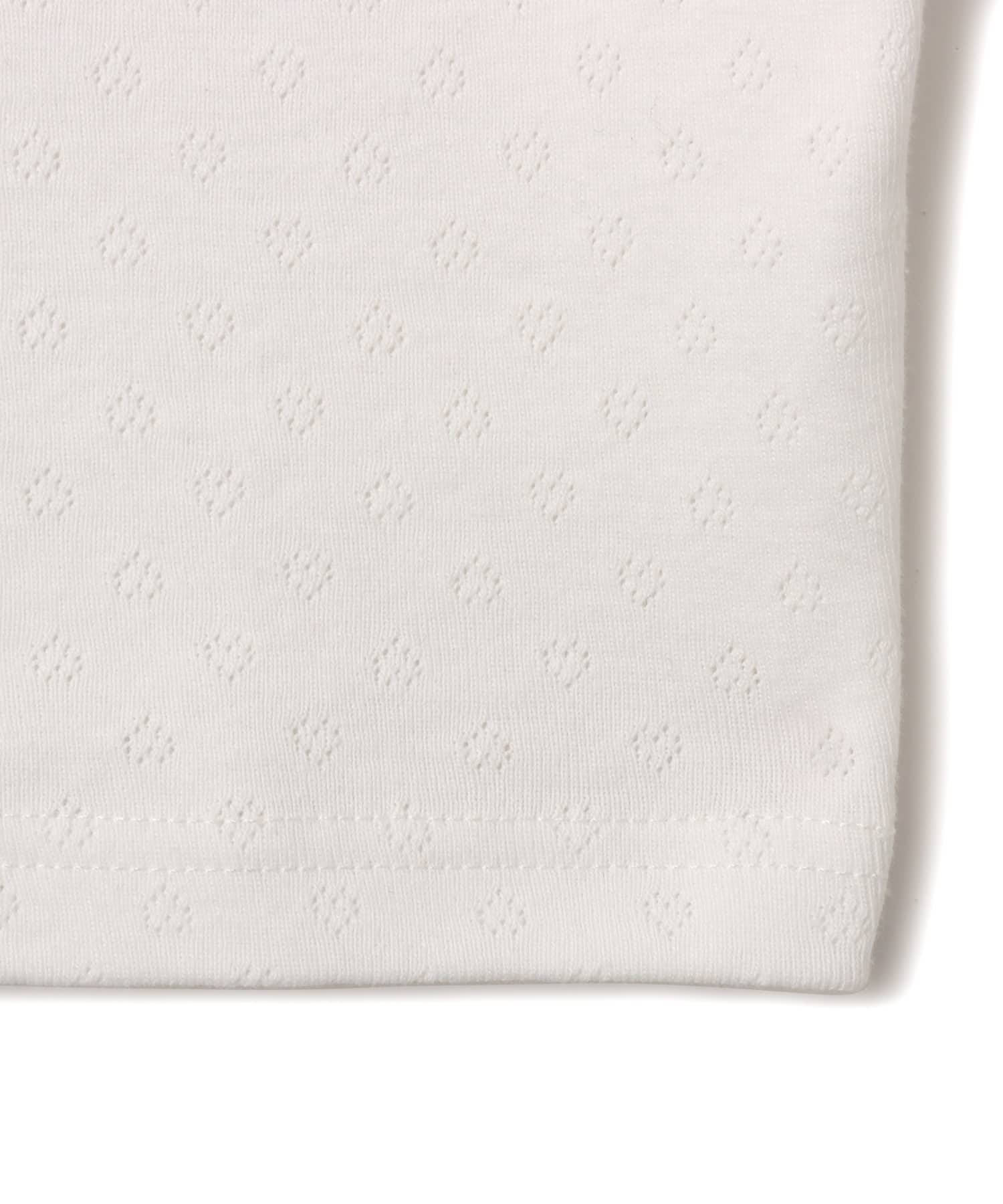 atmos pink Rhinestone Logo T-shirt WHITEの画像