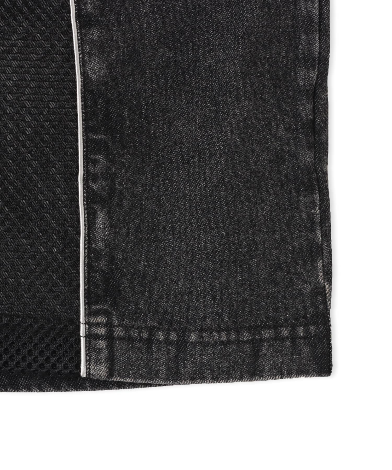 atmos pink Mesh Docking T-shirt BLACKの画像