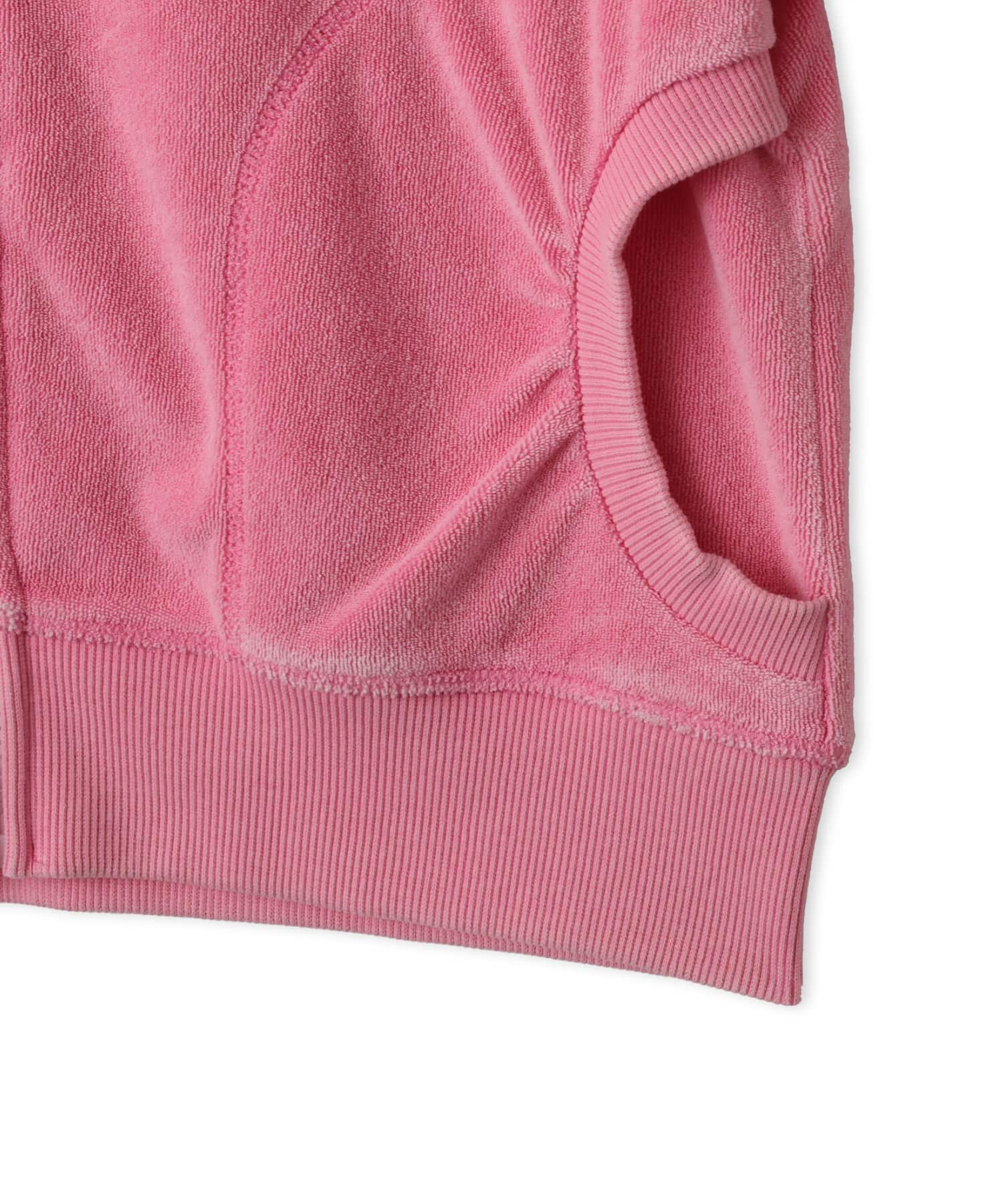 atmos pink Sweat Zip-up SS Hoodie PINKの画像