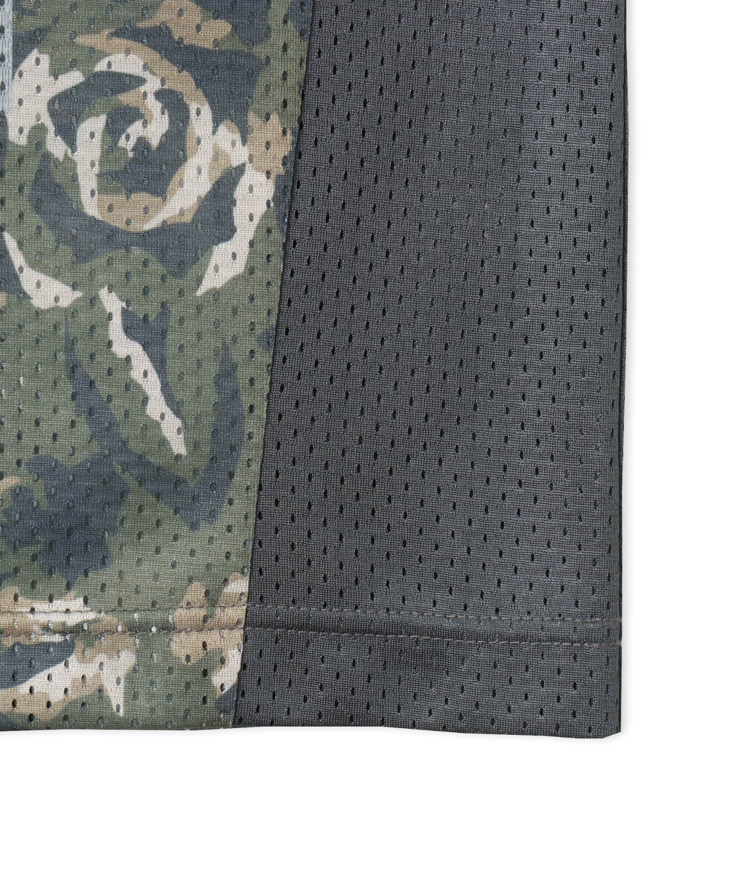 atmos pink Rose Camouflage Game Shirt KHAKIの画像