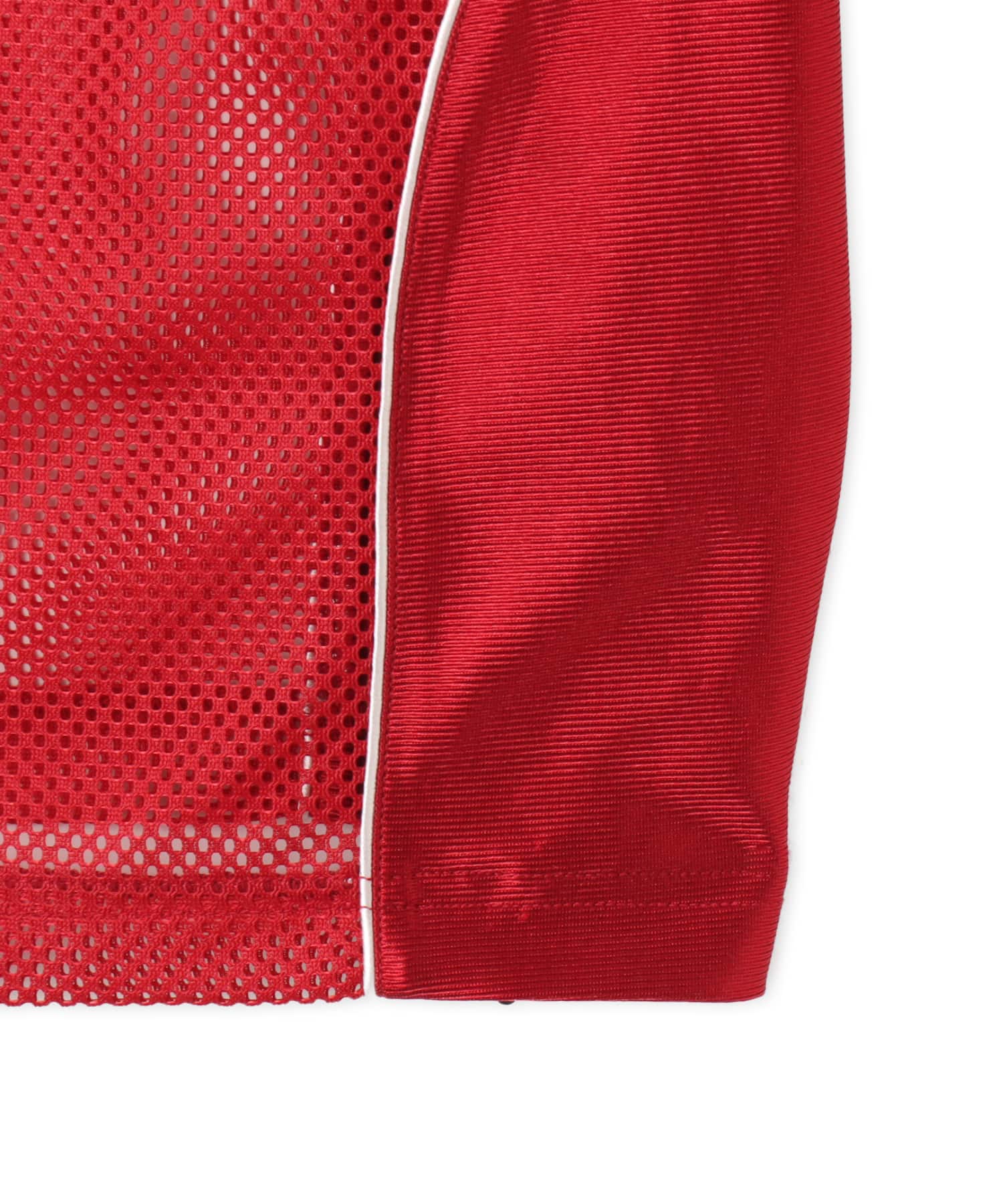 atmos pink Mesh Docking T-shirt BURGUNDYの画像