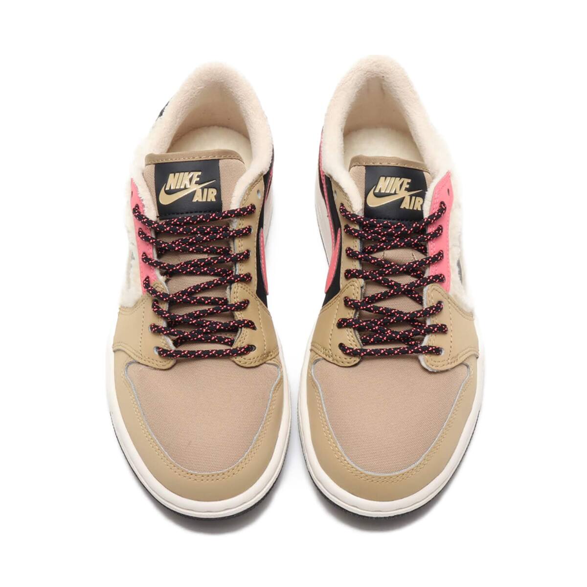 JORDAN BRAND WMNS AIR JORDAN 1 RETRO LOW OG  PARACHUTE BEIGE/BLACK-BEACH-LAVA GLOW 18HO-Iの画像