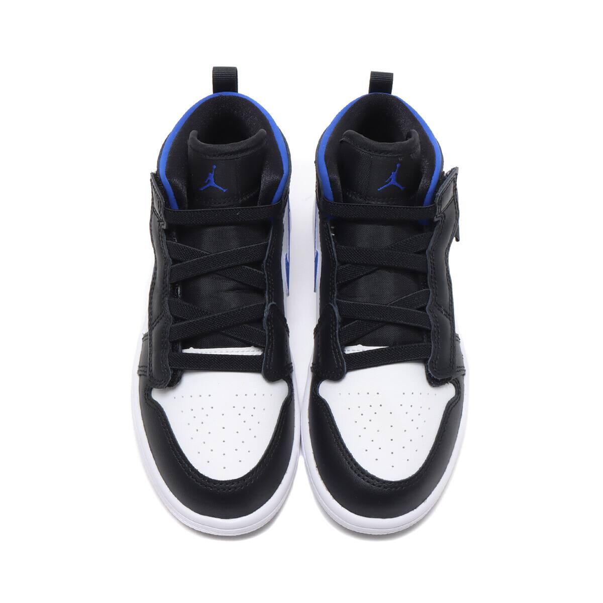 JORDAN BRAND JORDAN 1 MID ALT (PS) WHITE/RACER BLUE-BLACK 21FA-Iの画像