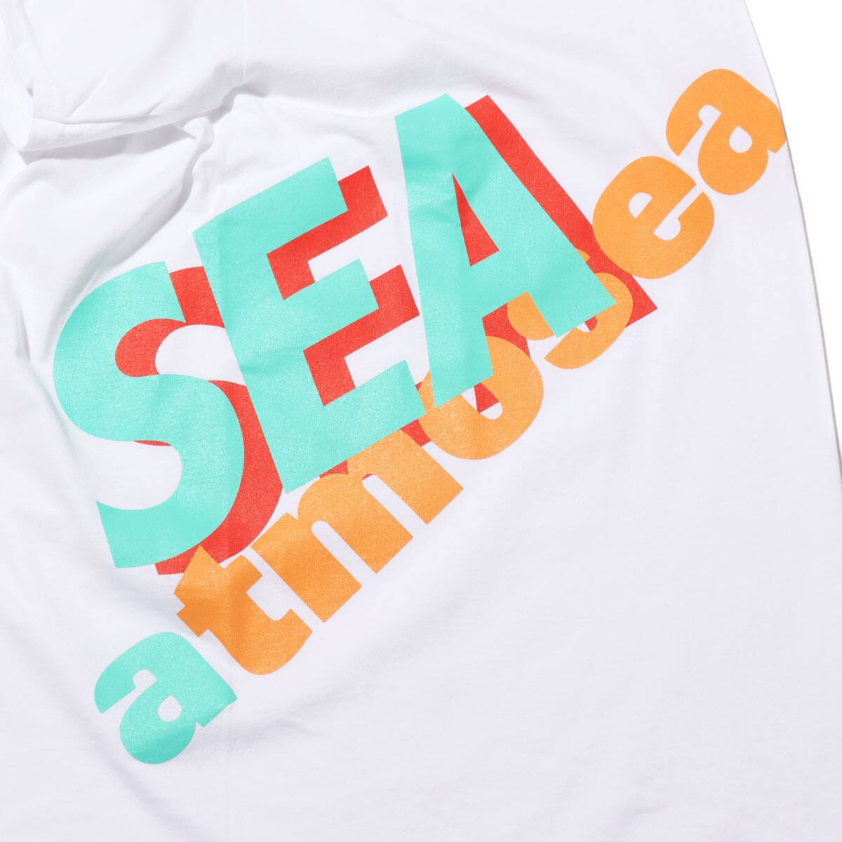 atmos x WIND AND SEA BIG LOGO TEE WHITE