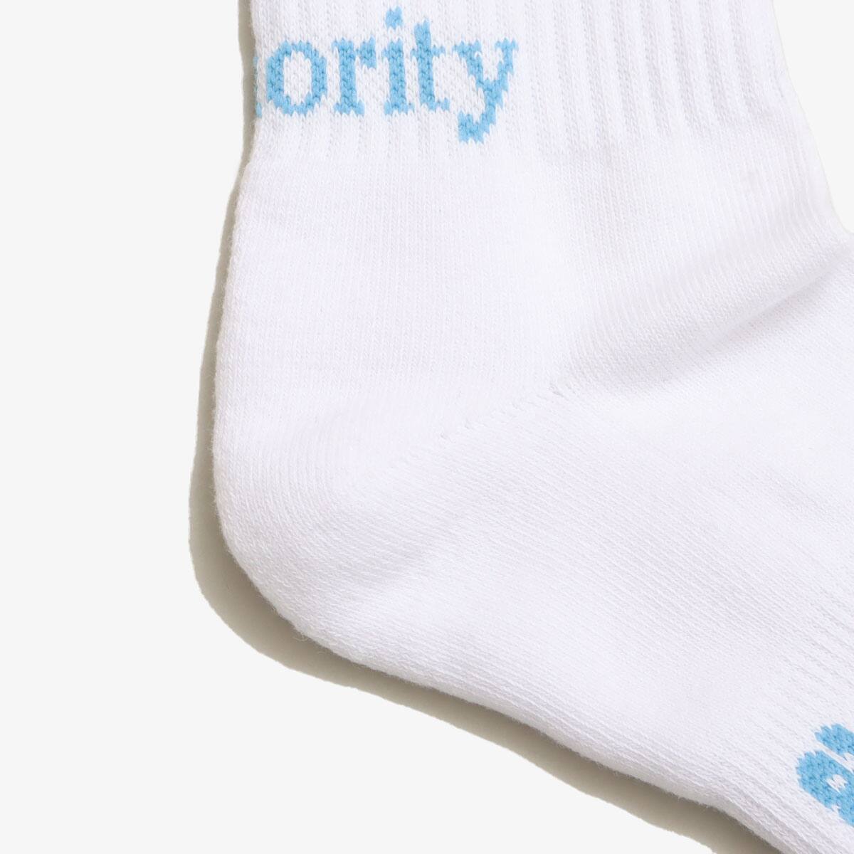 atmos COLOR LINE AAA SOCKS WHTE/UNC