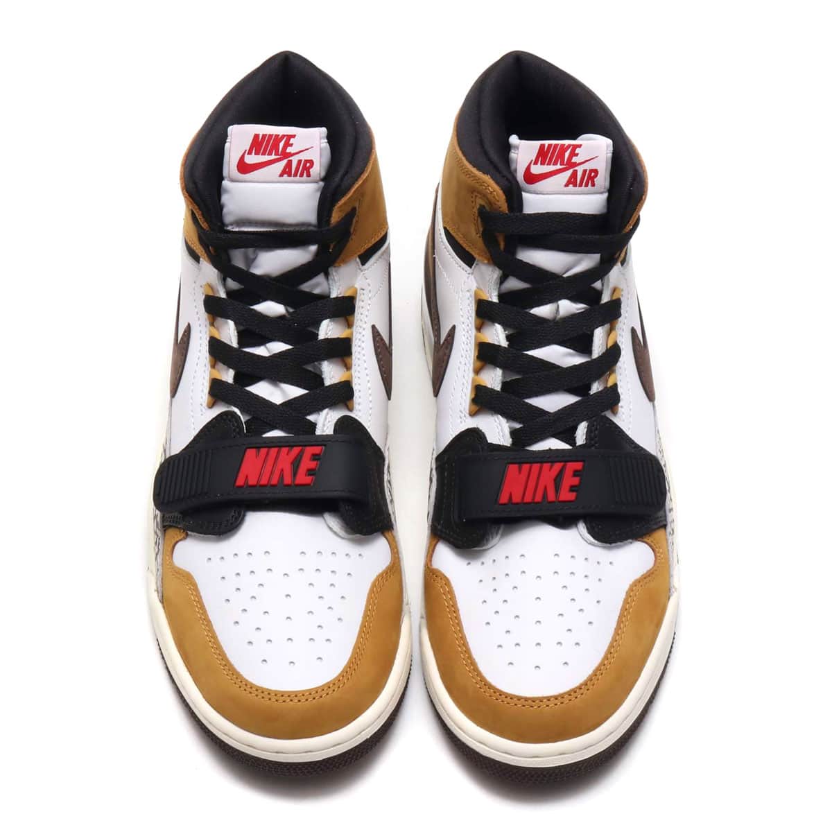 JORDAN BRAND AIR JORDAN LEGACY 312  WHITE/BAROQUE BROWN-WHEAT-VARSITY RED 18HO-Iの画像