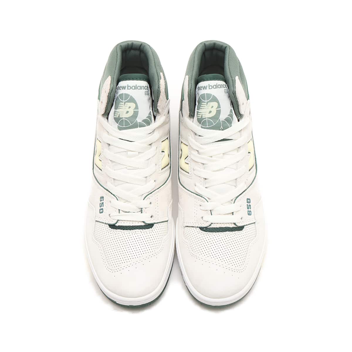 New Balance BB650RVG WHITE/GREEN 23FW-I（ニューバランス