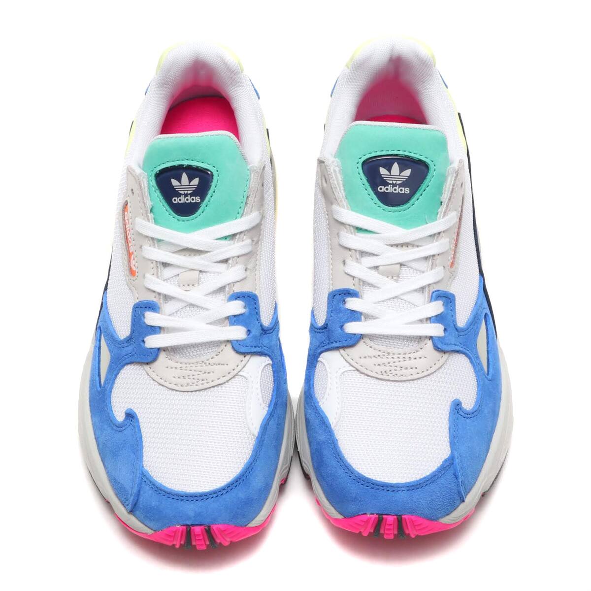 adidas falcon white white blue bb9174