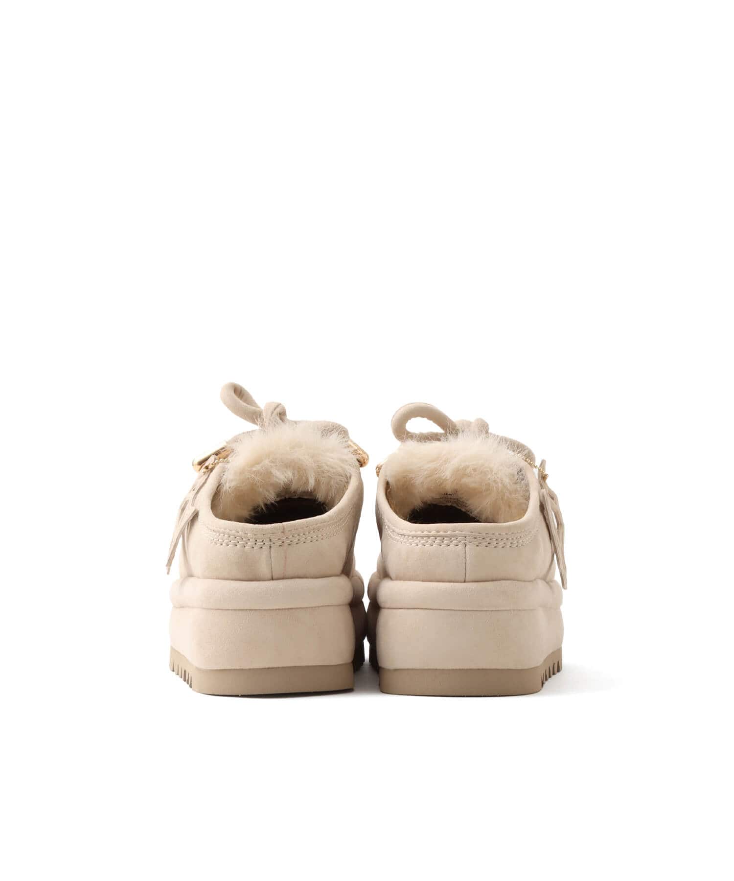 NAKED WOLFE BLIZZARD ICE SUEDE/FAUXFURの画像
