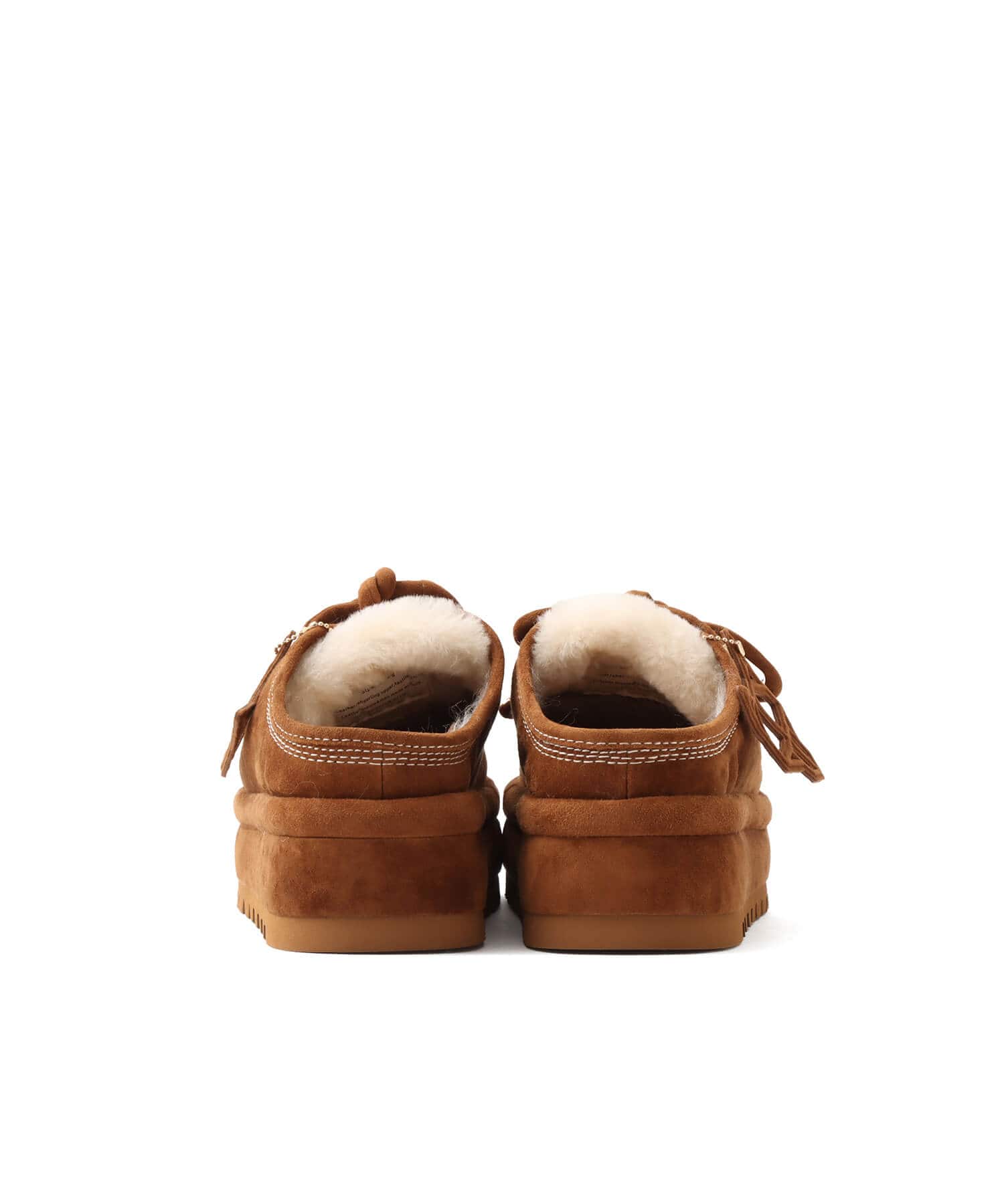 NAKED WOLFE BLIZZARD TAN SUEDE/SHEARINGの画像
