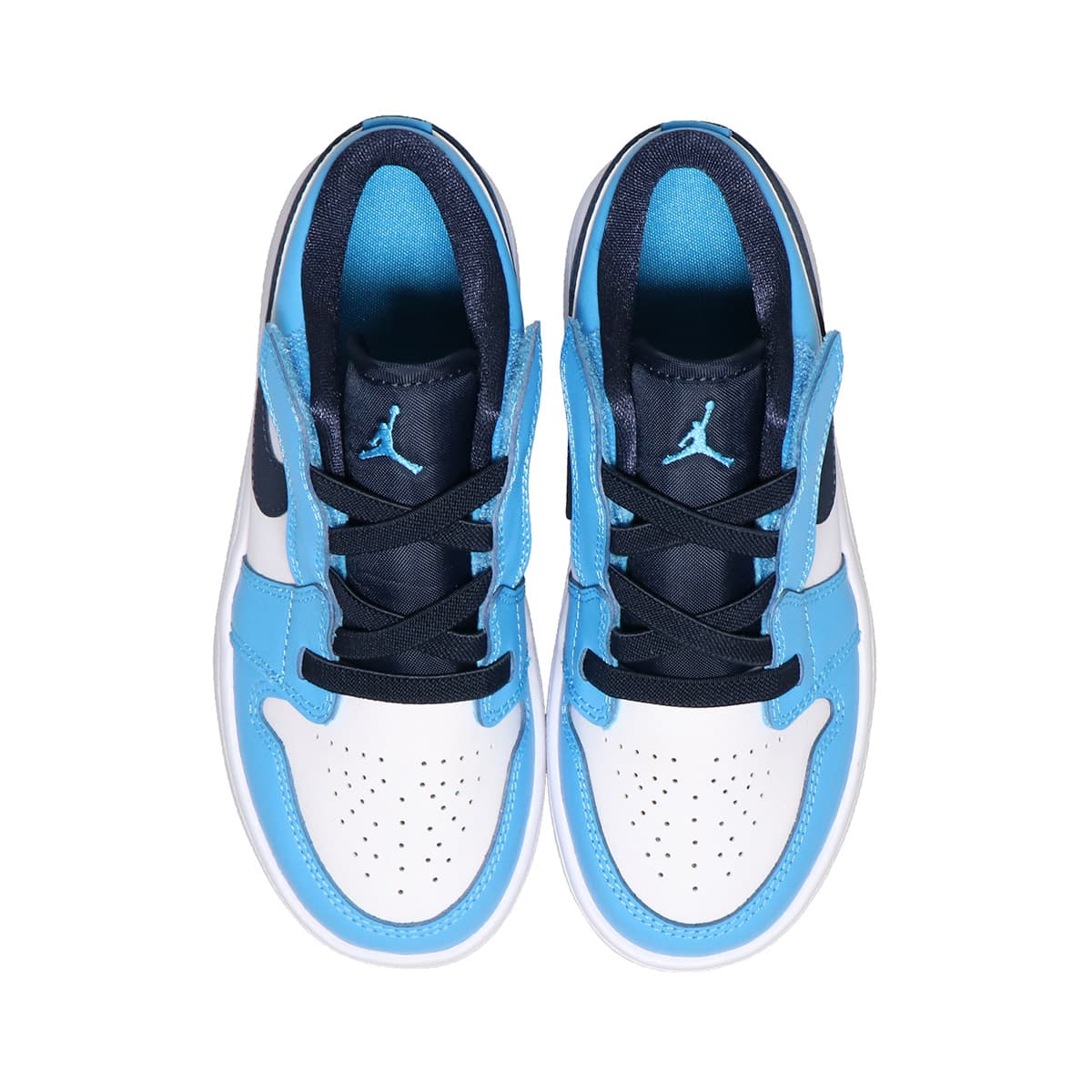 JORDAN BRAND JORDAN 1 LOW ALT (PS) WHITE/DK POWDER BLUE-OBSIDIAN 21FA-Iの画像