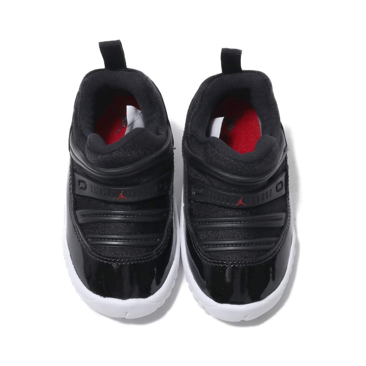 JORDAN BRAND JORDAN 11 RETRO LITTLE FLEX TD BLACK/GYM RED-WHITE 19FA-Iの画像