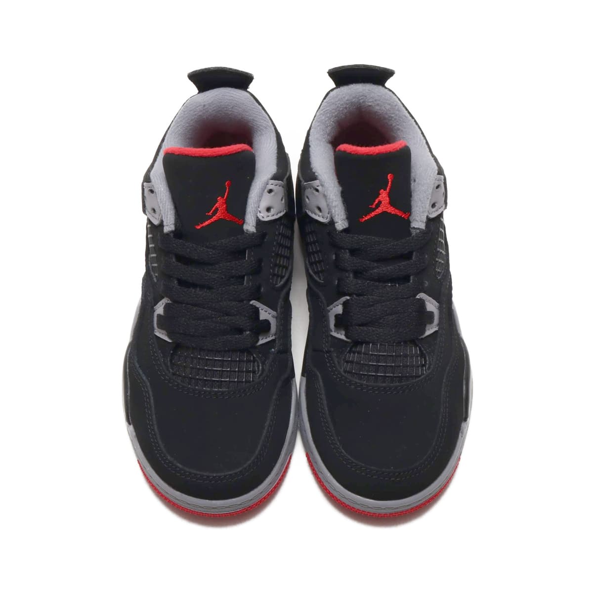 JORDAN BRAND JORDAN 4 RETRO  PS BLACK/FR RED-CMNT GRY-SMMT WHT 19SU-Sの画像