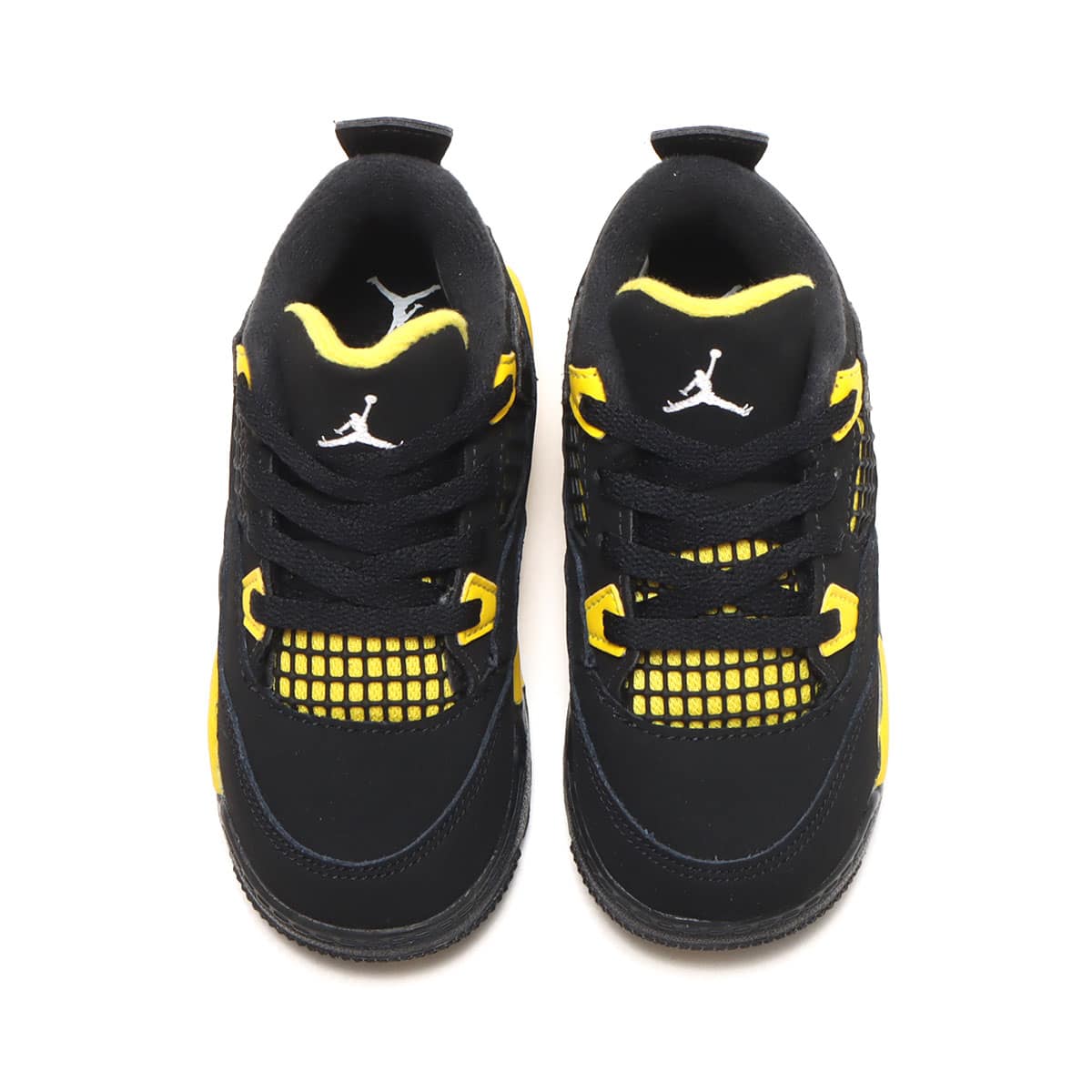 JORDAN BRAND JORDAN 4 RETRO TD BLACK/WHITE-TOUR YELLOW 23SU-I