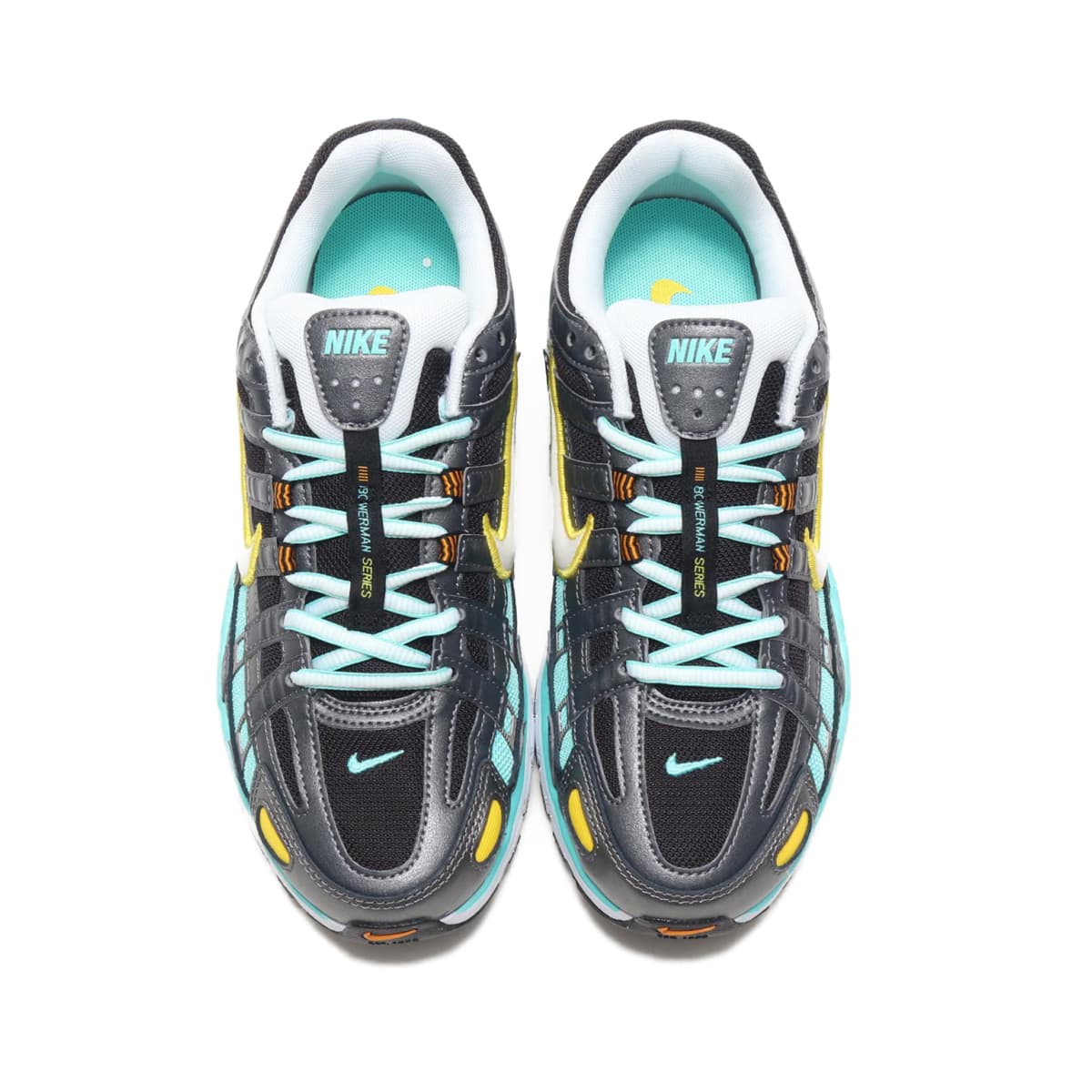 NIKE W P-6000 BLACK/WHITE-AURORA GREEN-AMBER RISE 19HO-I