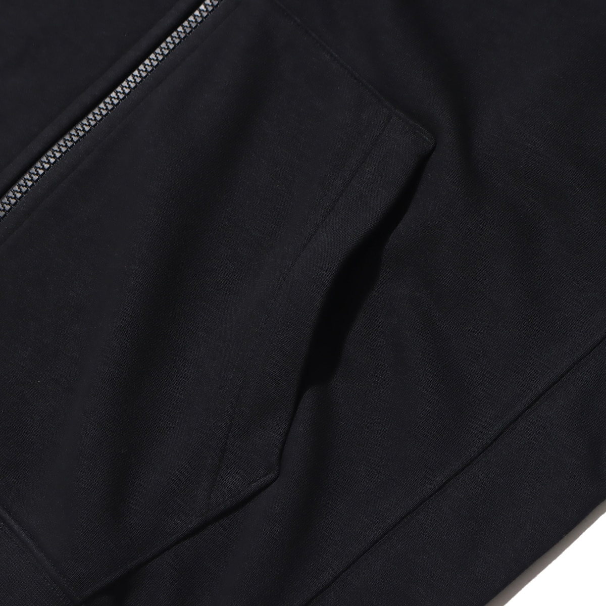 NIKE AS M NSW CLUB HOODIE FZ FT BLACK/BLACK/WHITE 23HO-Iの画像