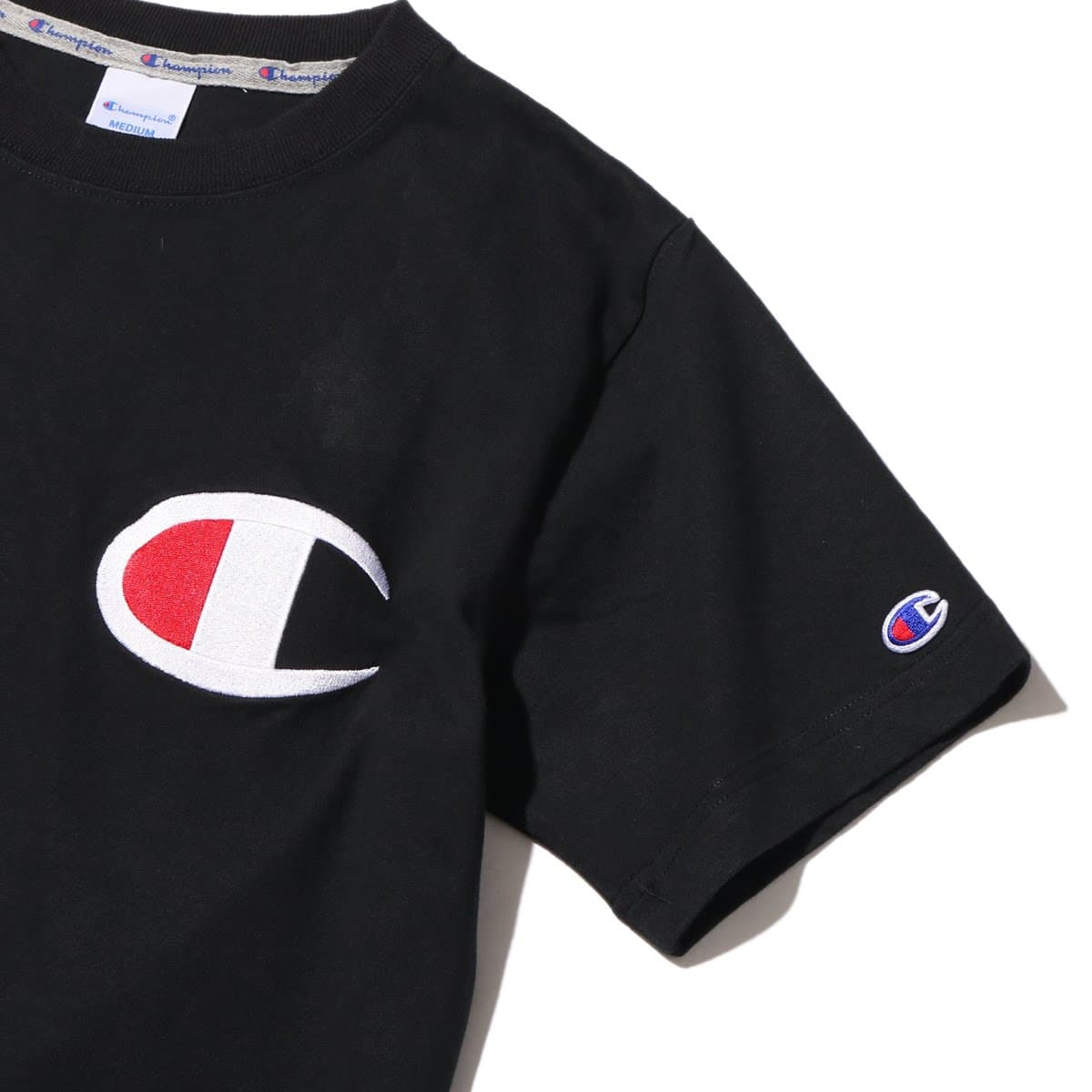 Champion T-SHIRT  ブラック 19FA-Iの画像
