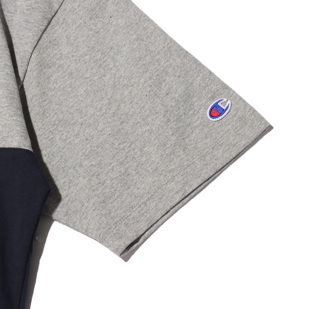 Champion T-SHIRT O.GRAY×NAVY 20SS-Iの画像
