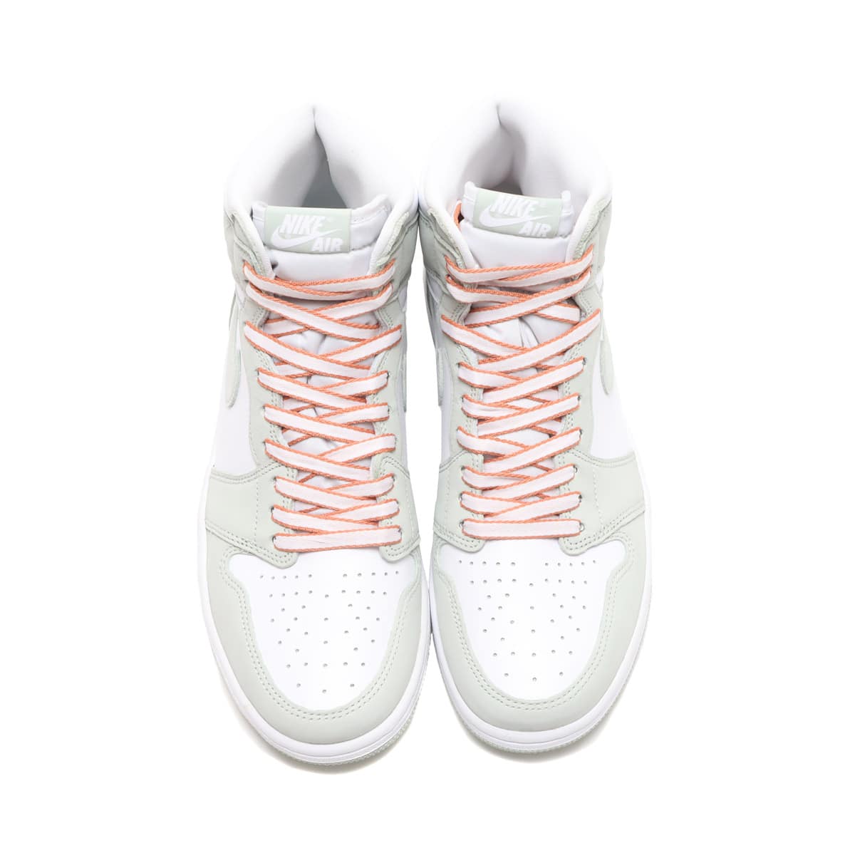 JORDAN BRAND WMNS AIR JORDAN 1 HIGH OG SEAFOAM/WHITE-HEALING ORANGE 21FA-I