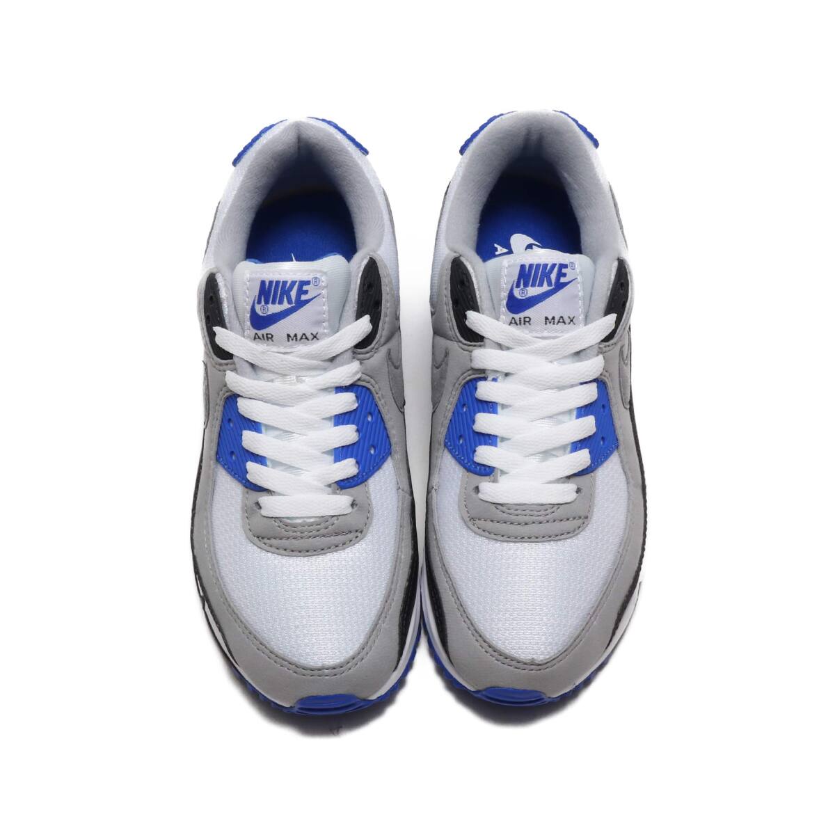 NIKE W AIR MAX 90 WHITE/PARTICLE GREY-HYPER ROYAL-BLACK 20SP-S