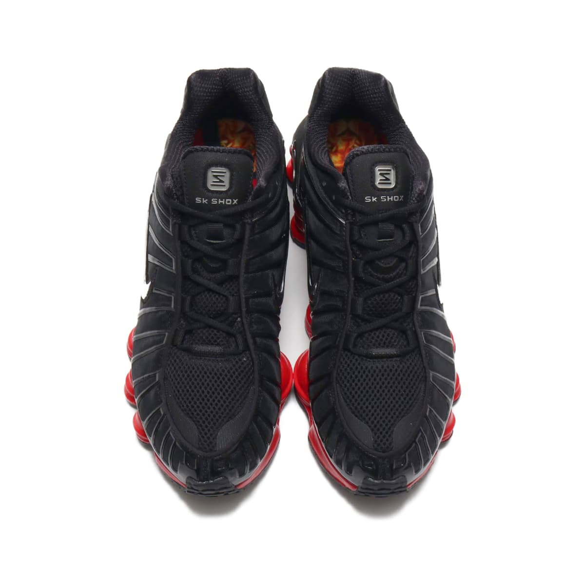 Nike Shox Tl Skepta Black Metallic Silver University Red 19fa S