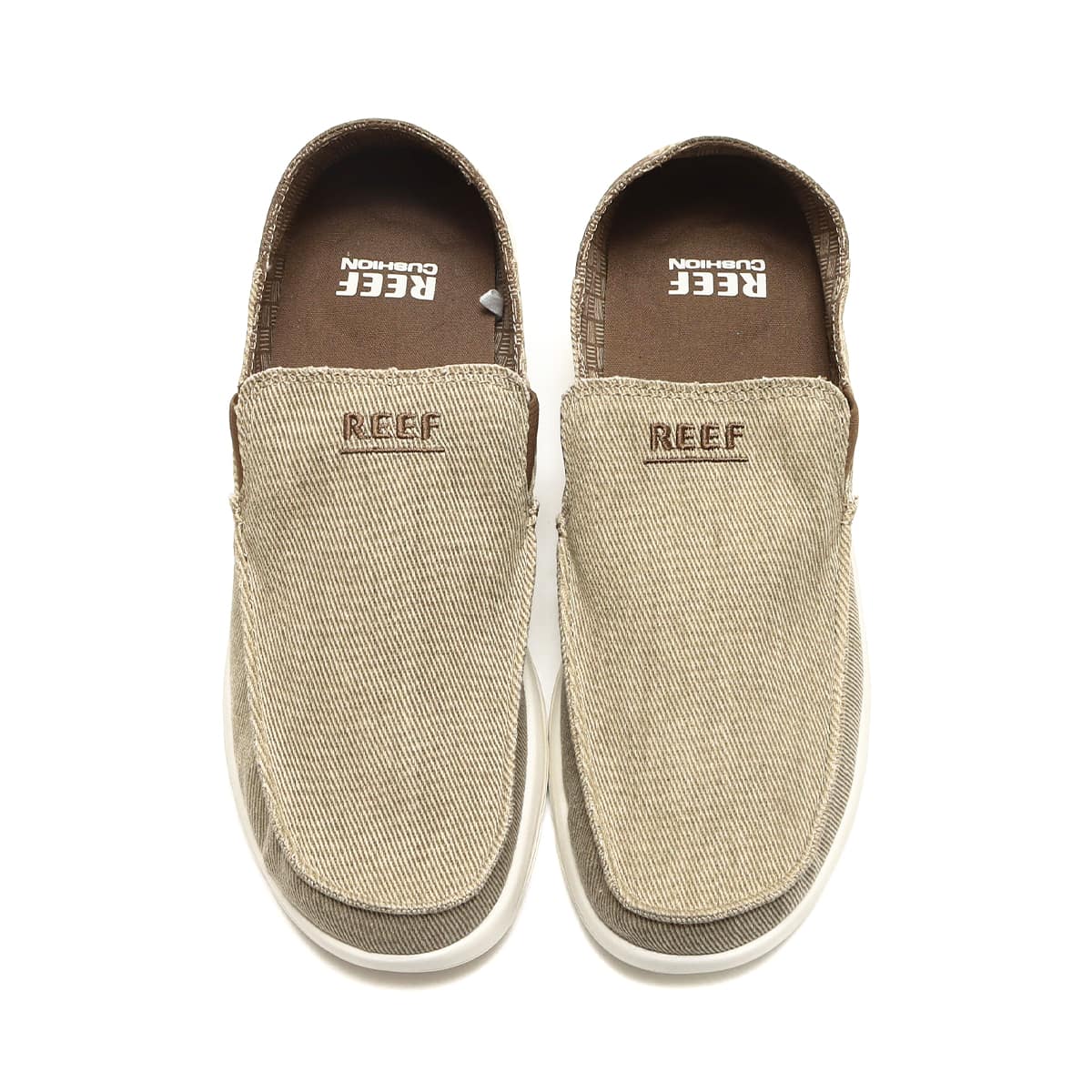 REEF CUSHION COAST SLIP ON SANDY TAN 22FA-I