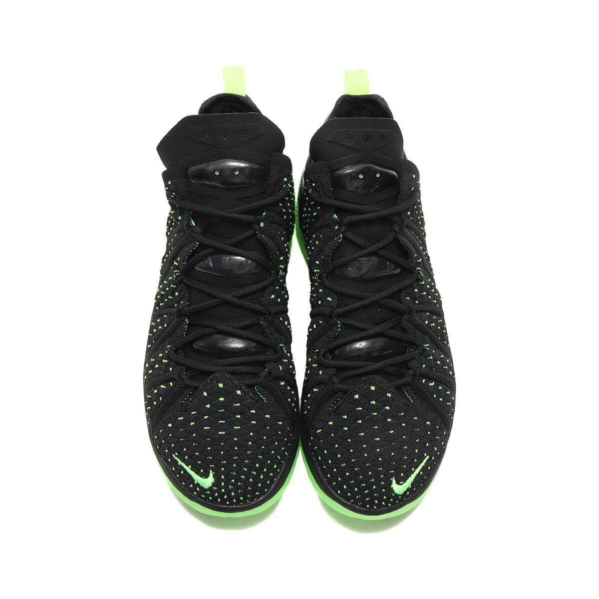 NIKE LEBRON XVIII BLACK/ELECTRIC GREEN-BLACK 21SP-Iの画像