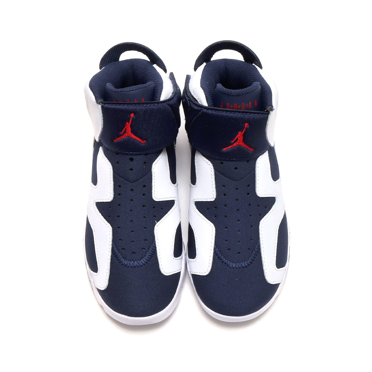 JORDAN BRAND JORDAN 6 RETRO LITTLE FLEX PS WHITE/MIDNIGHT NAVY-GYM