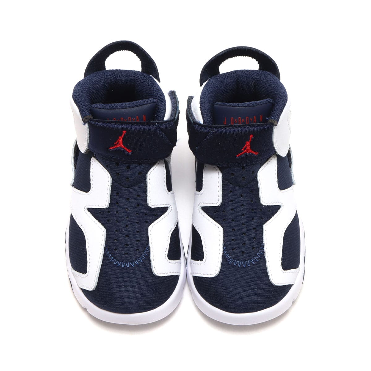 JORDAN BRAND JORDAN 6 RETRO LITTLE FLEX TD WHITE/MIDNIGHT NAVY-GYM RED 21HO-Iの画像