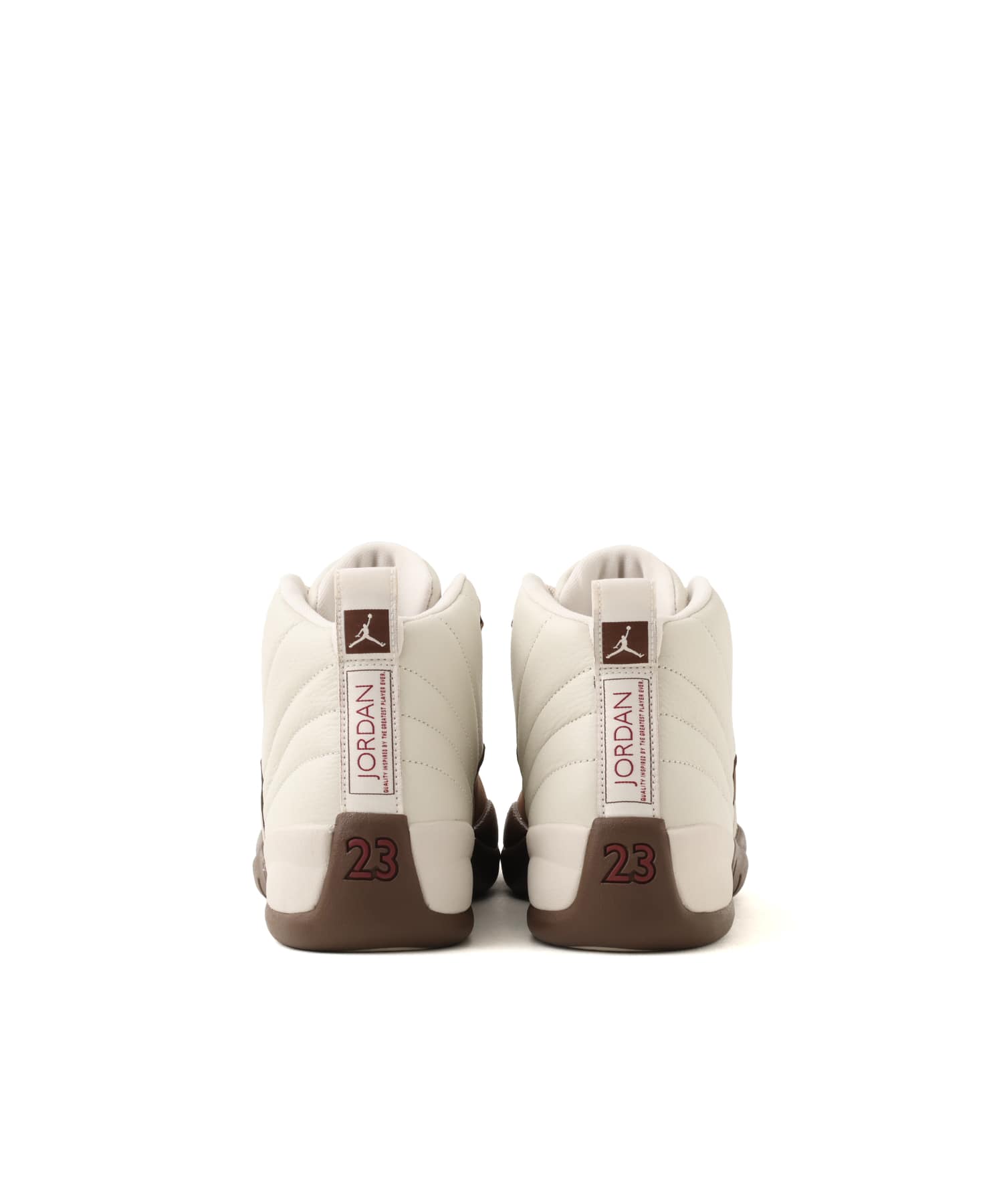 JORDAN BRAND AIR JORDAN 12 RETRO LT OREWOOD BRN/CACAO WOW-CACAO WOW-TEAM REDの画像