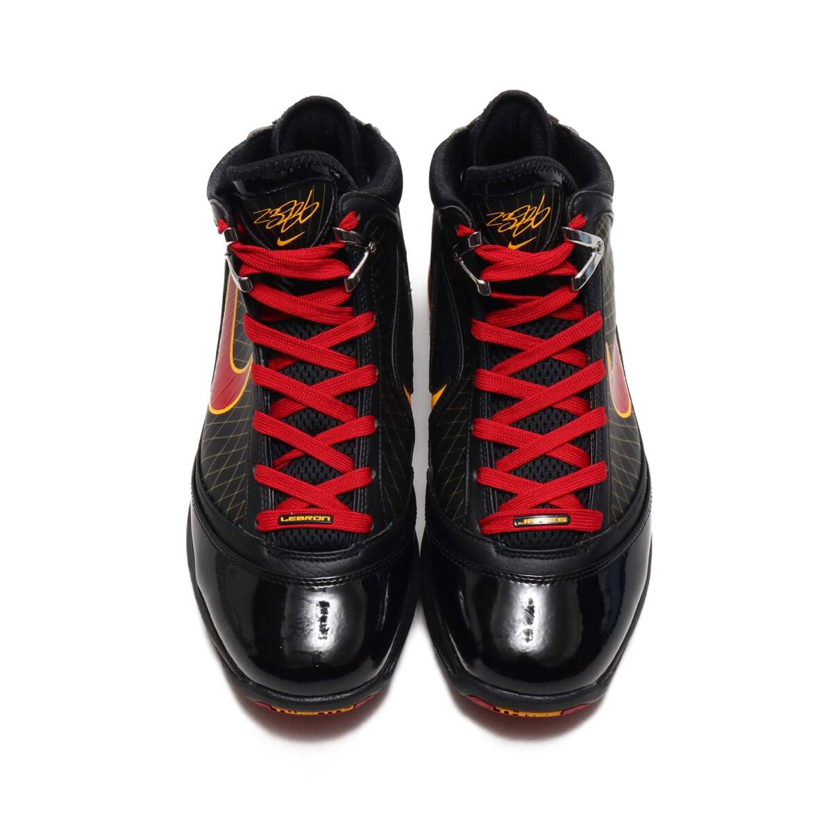 NIKE LEBRON VII QS BLACK/VARSITY RED-VARSITY MAIZE 20SP-S