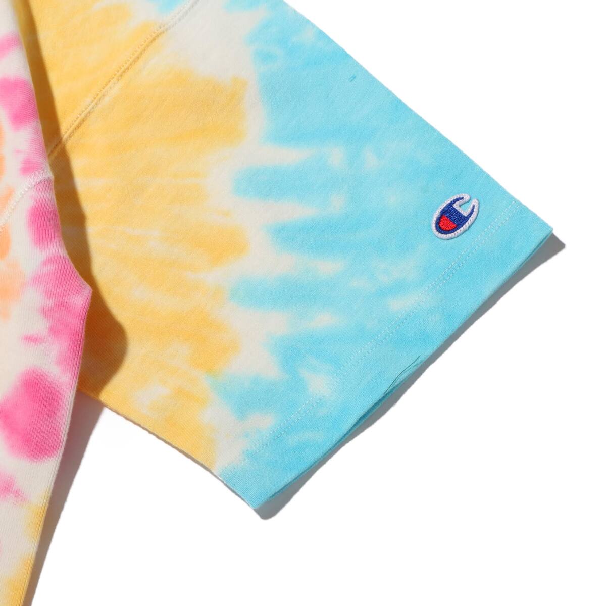 Champion RW TIE-DYE T-SHIRT ソフトオレンジ 20SS-Iの画像