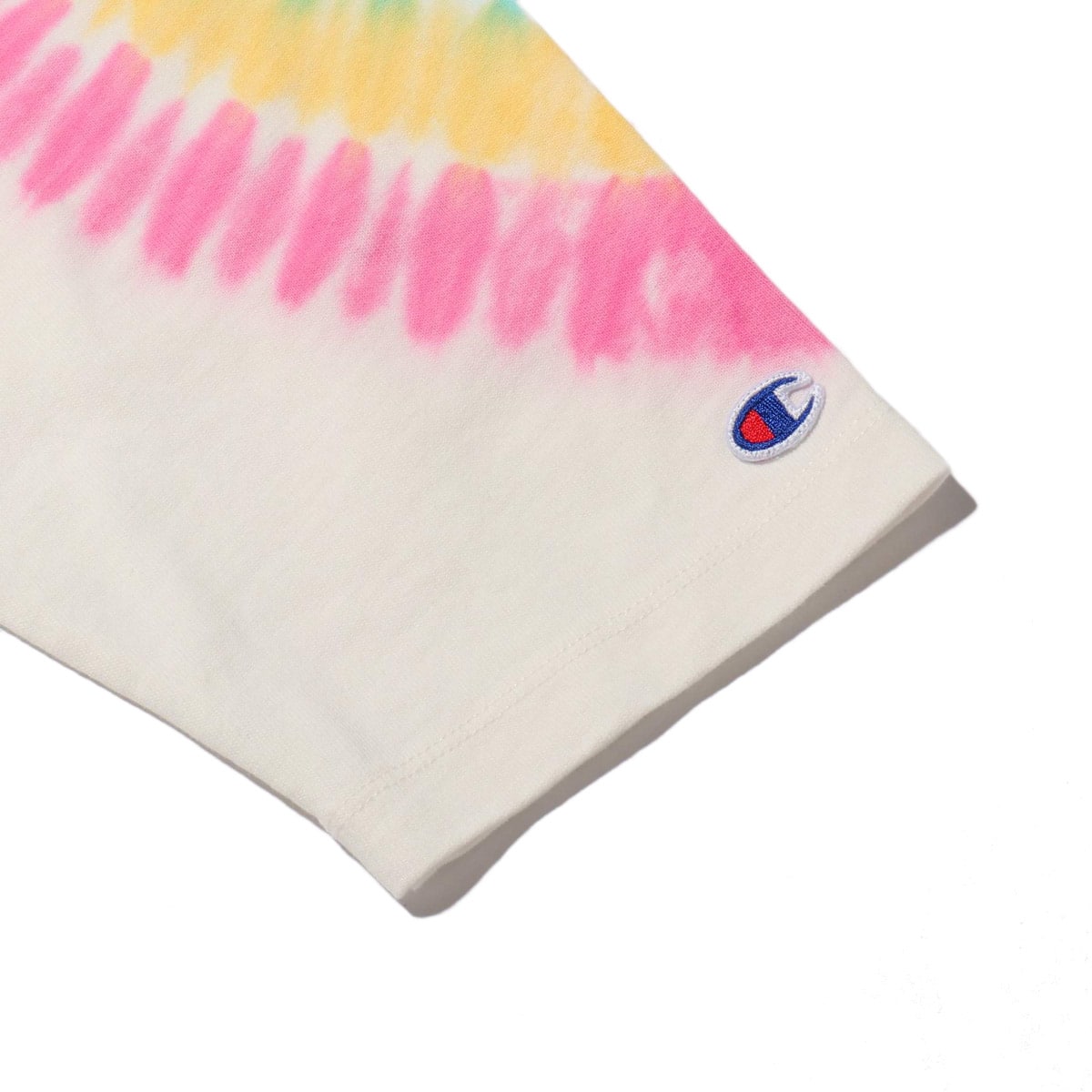 Champion RW 3/4 TIE-DYET-SHIRT PALE PINK の画像