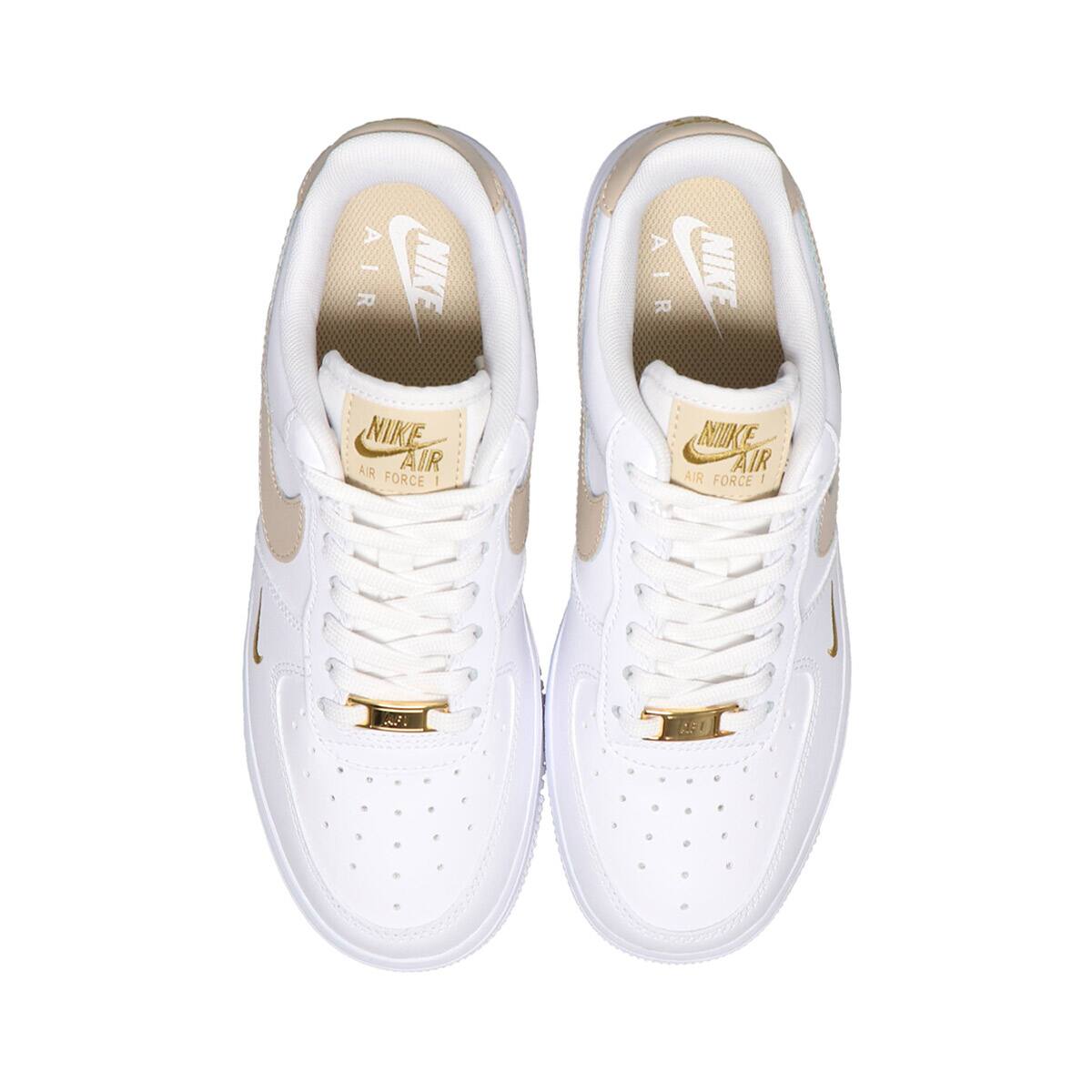 NIKE WMNS AIR FORCE 1 '07 ESS WHITE/RATTAN-RATTAN-WHITE 21FA-I