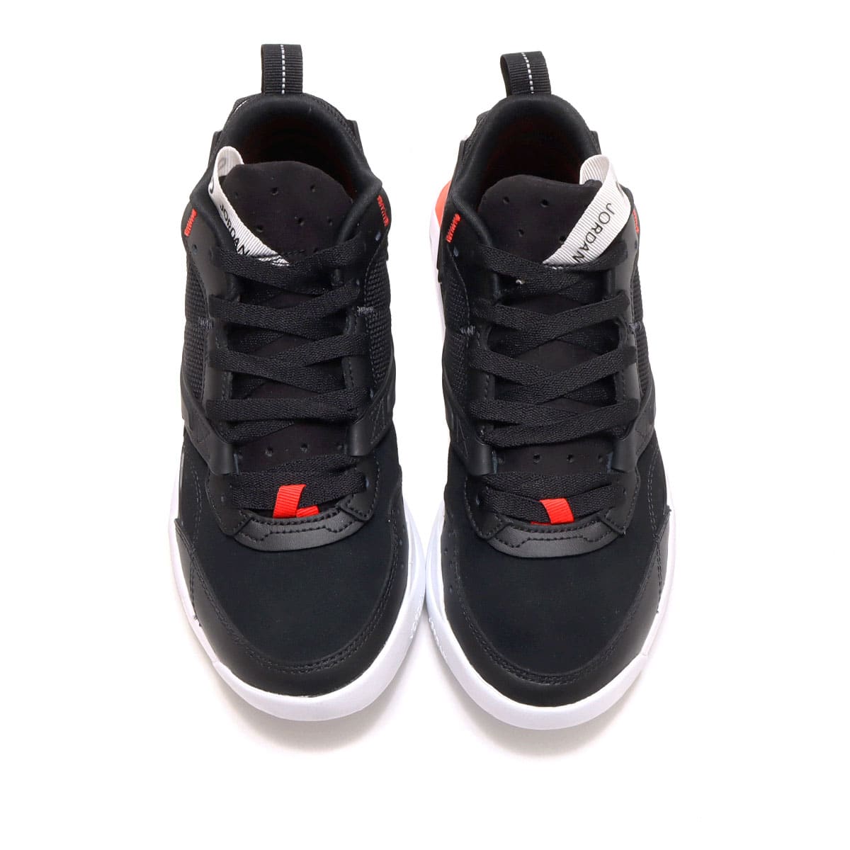 JORDAN BRAND WMNS JORDAN AIR NFH BLACK/WHITE-CHILE RED-OFF