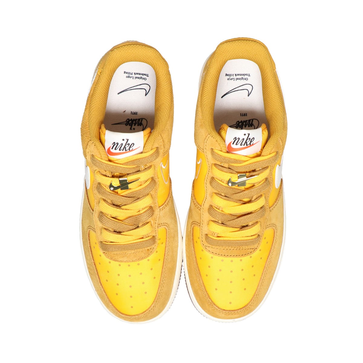 NIKE WMNS AIR FORCE 1 '07 SE GOLD SUEDE/SAIL-UNIVERSITY GOLD 21FA-I