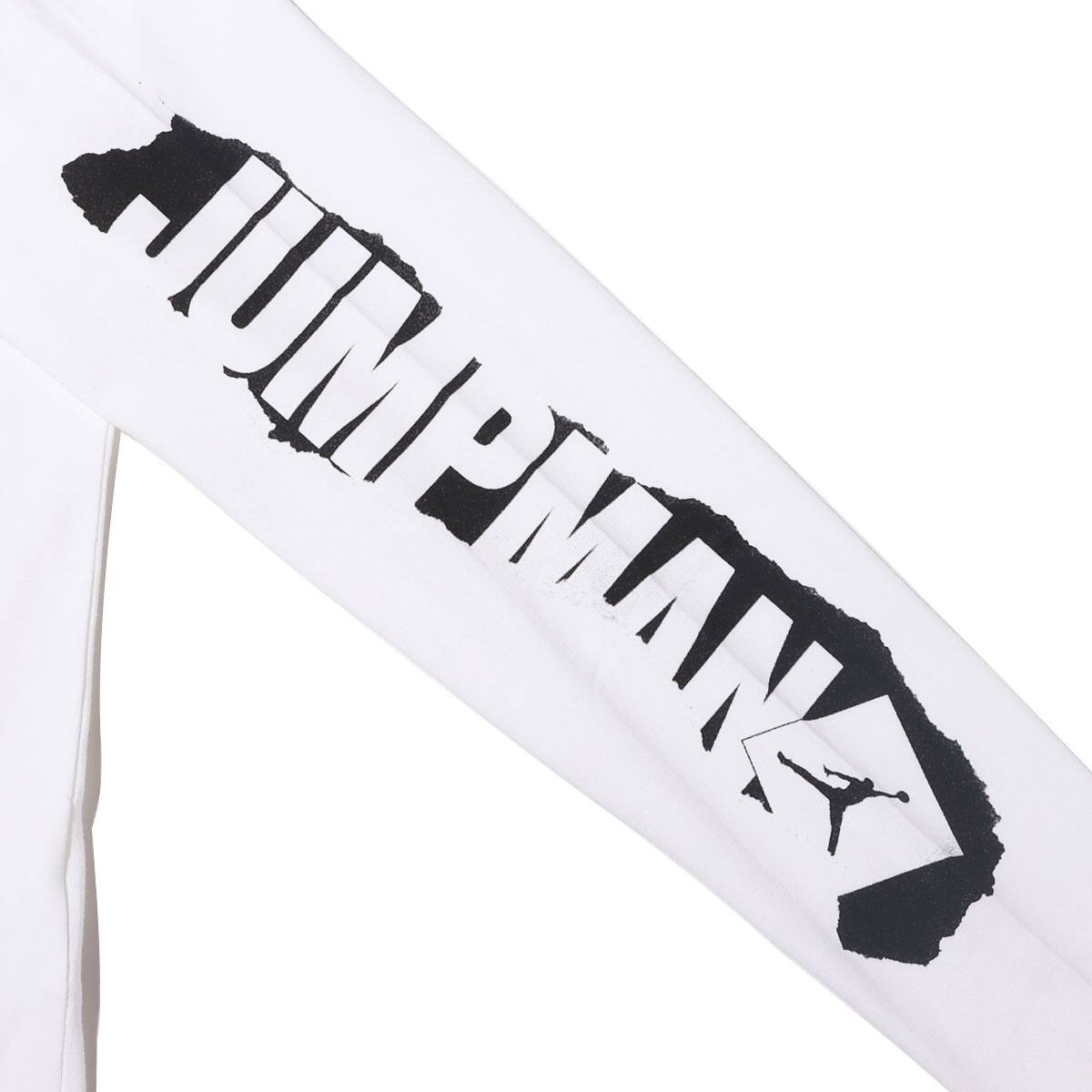 JORDAN BRAND AS M J BRAND JM FLT LS CREW WHITE/BLACK 21FA-Iの画像