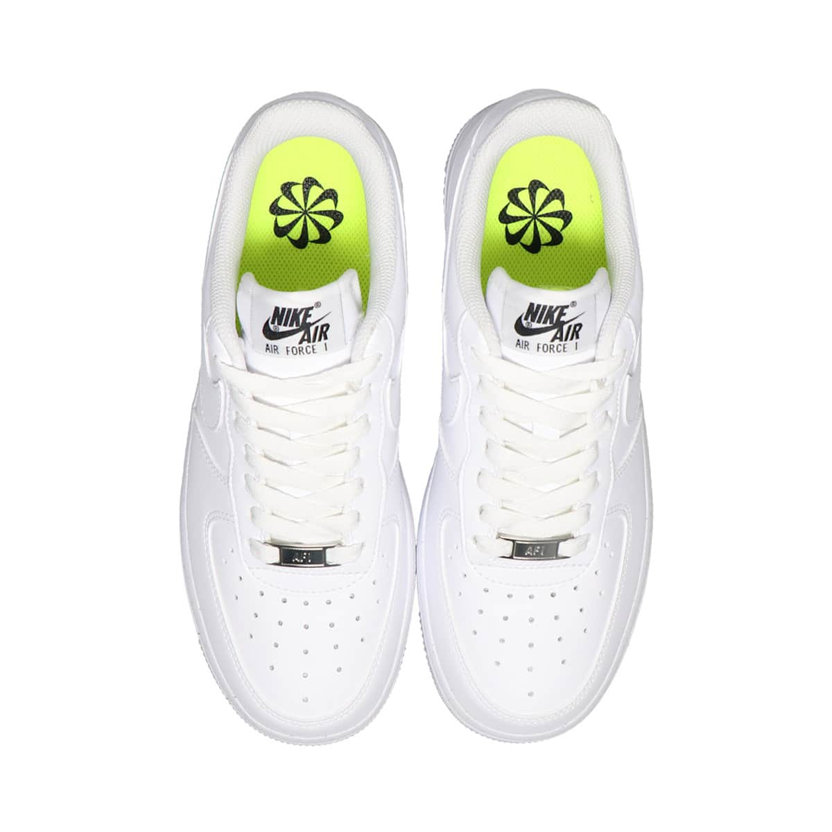 NIKE W AIR FORCE 1 '07 NEXT NATURE WHITE/WHITE-BLACK-METALLIC SILVER 22SU-I