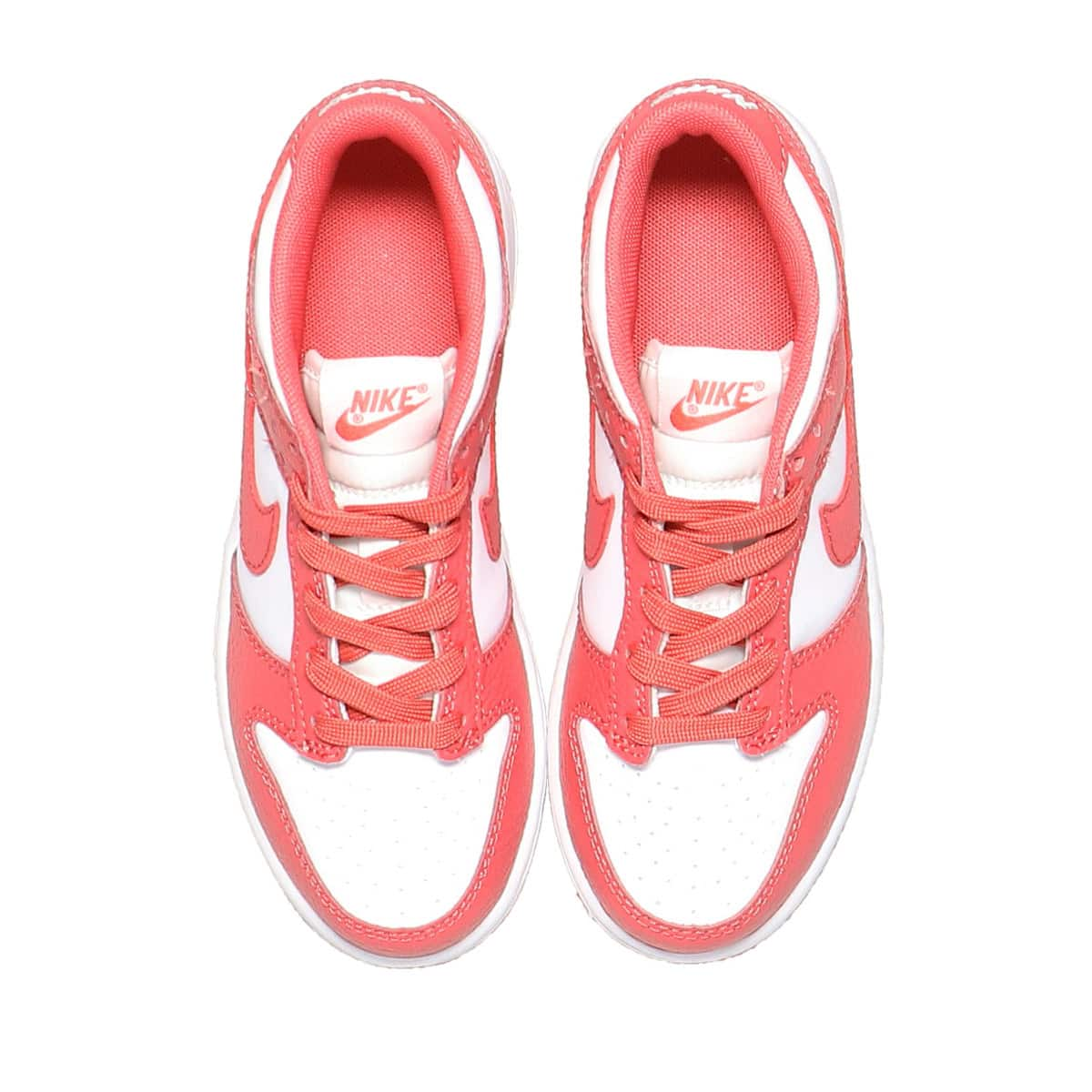 NIKE DUNK LOW (PS) WHITE/ARCHAEO PINK 21HO-I