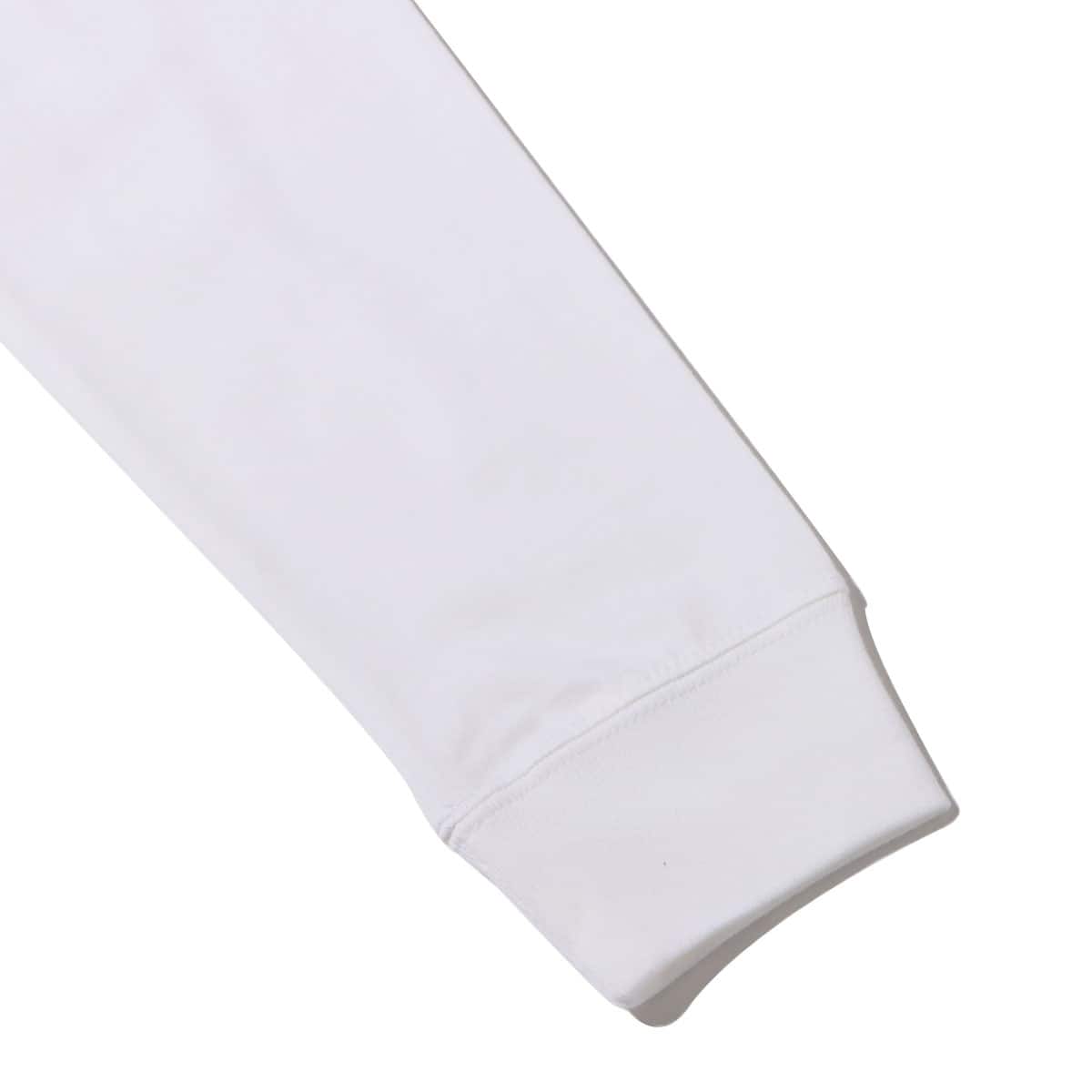 JORDAN BRAND AS M J JMPMN LS CREW WHITE/CHILE RED 21HO-Iの画像