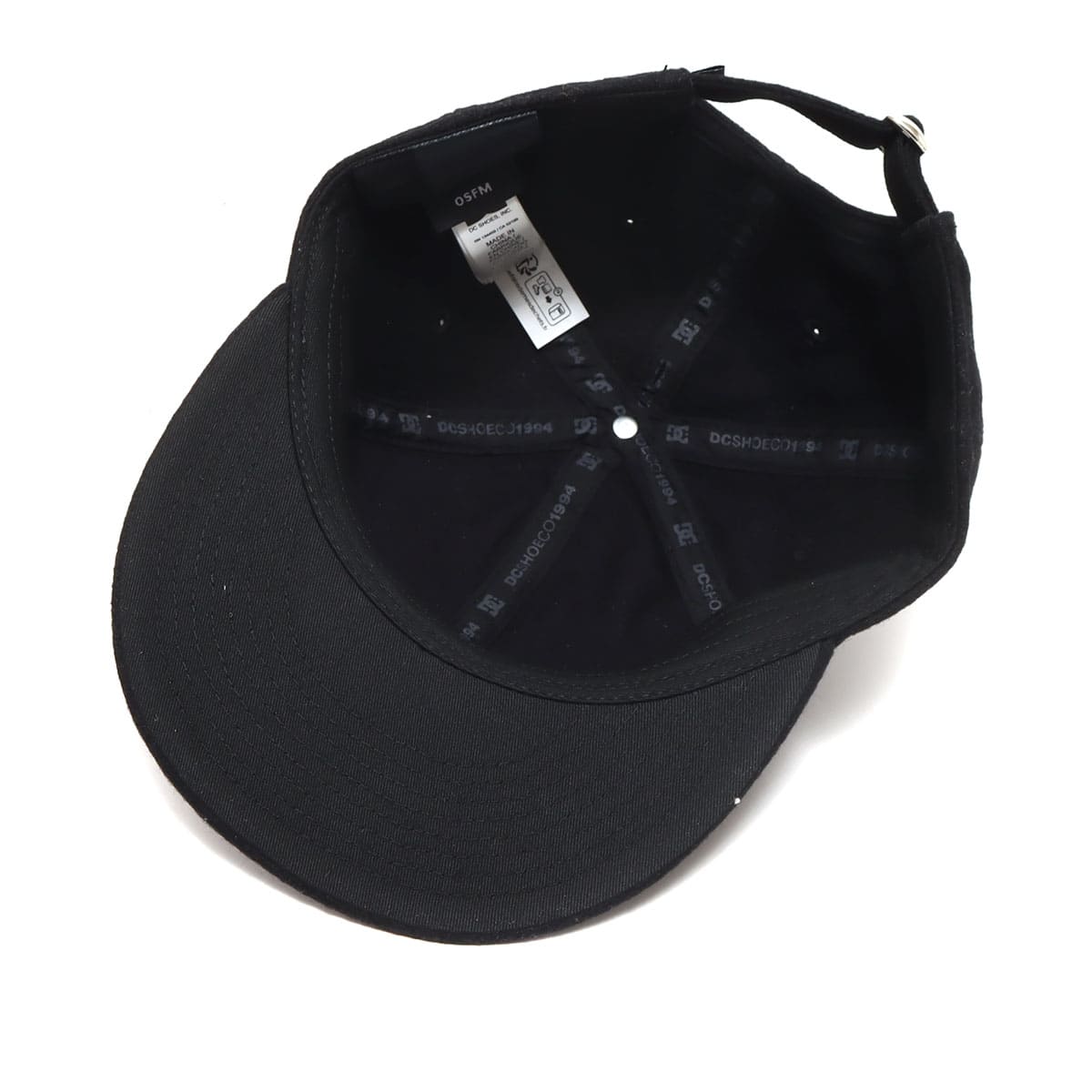 DC SHOES DC 1994 STRAPBACK Black 23SS-Iの画像