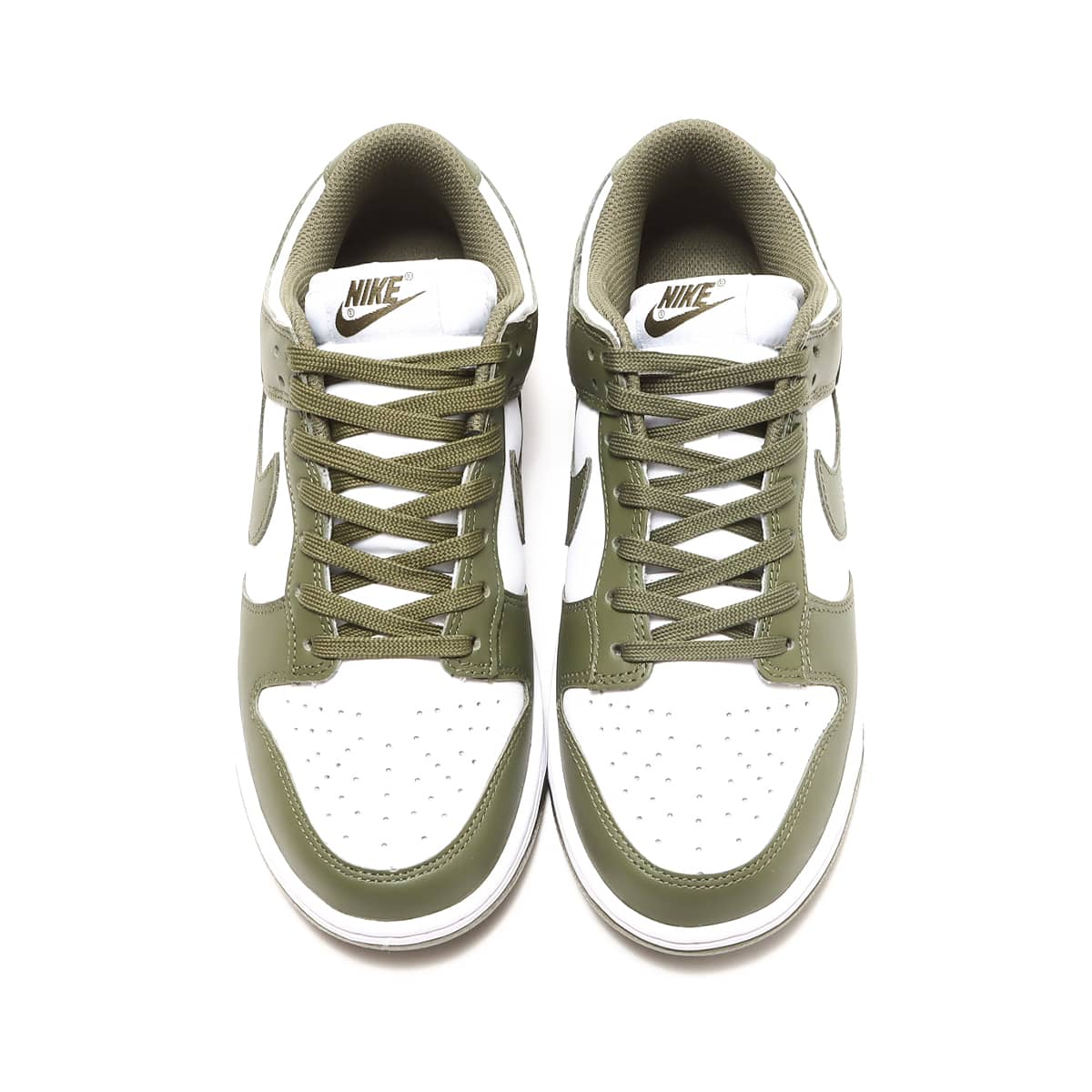 NIKE W DUNK LOW WHITE/MEDIUM OLIVE-WHITE 22FA-I