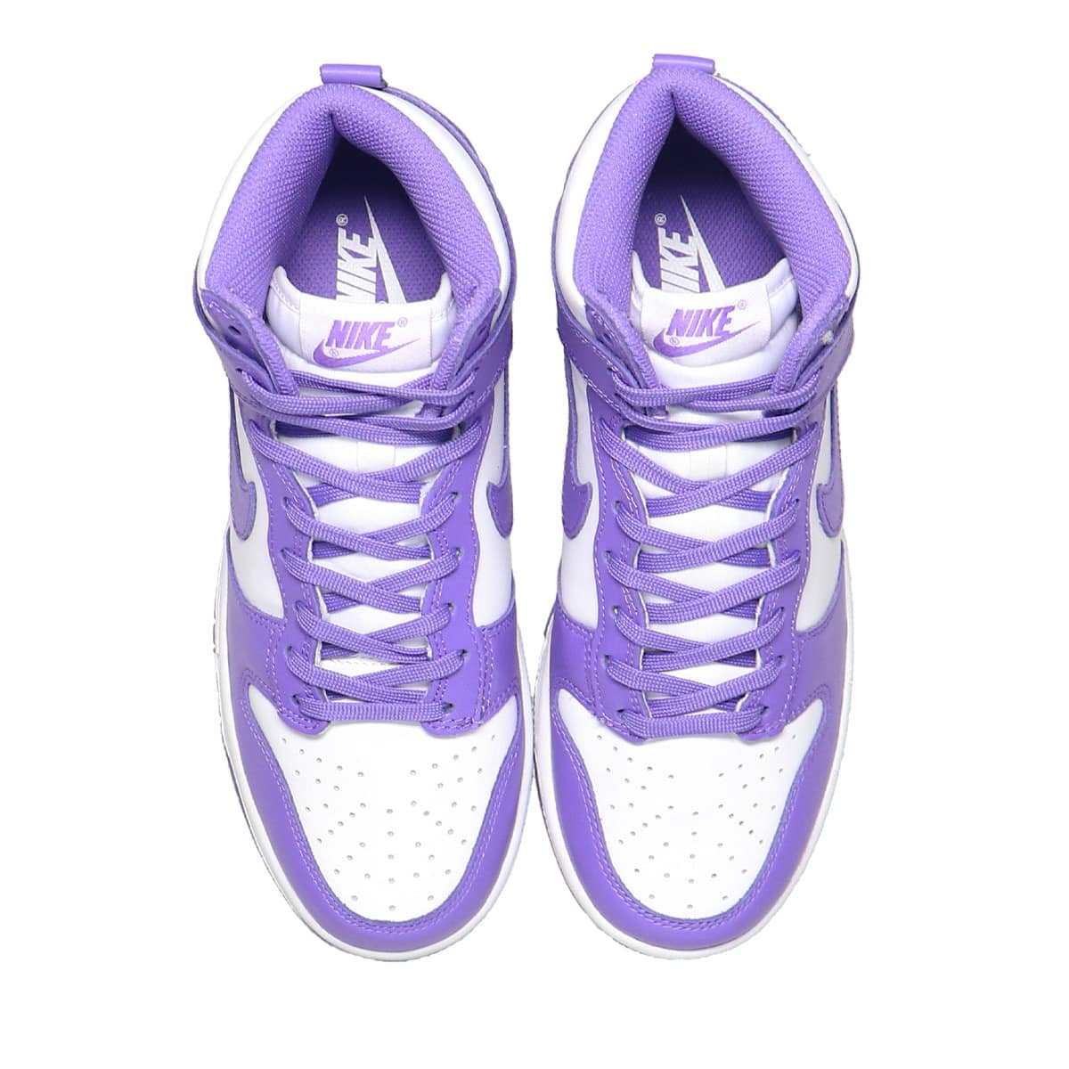 NIKE W DUNK HIGH WHITE/PSYCHIC PURPLE-WHITE 22SU-I