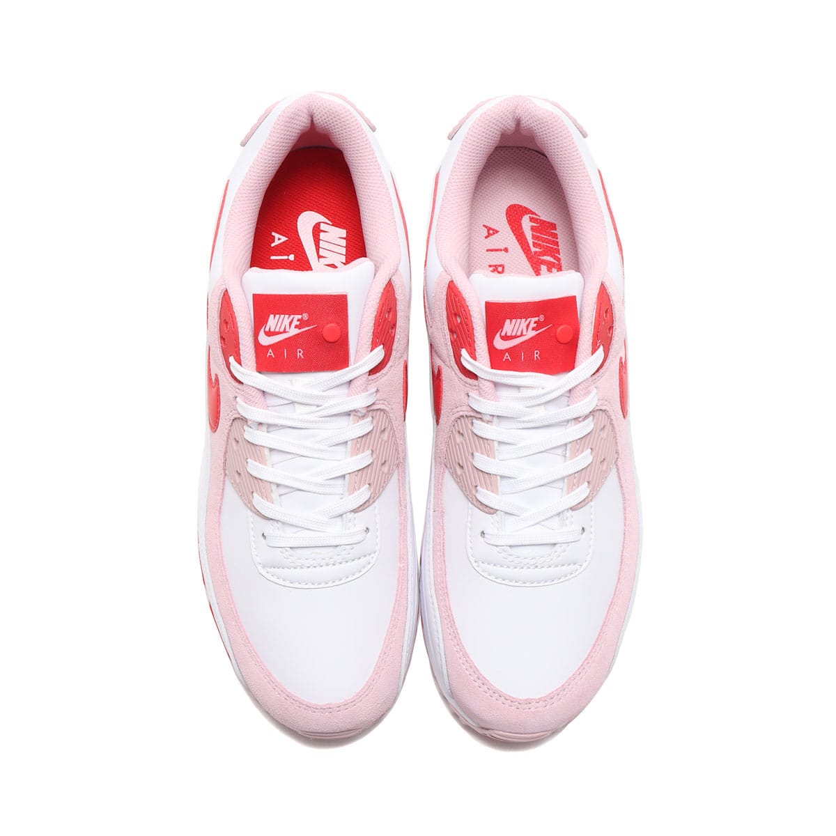 NIKE W AIR MAX 90 QS WHITE/UNIVERSITY RED-TULIP PINK-WHITE 21SP-S